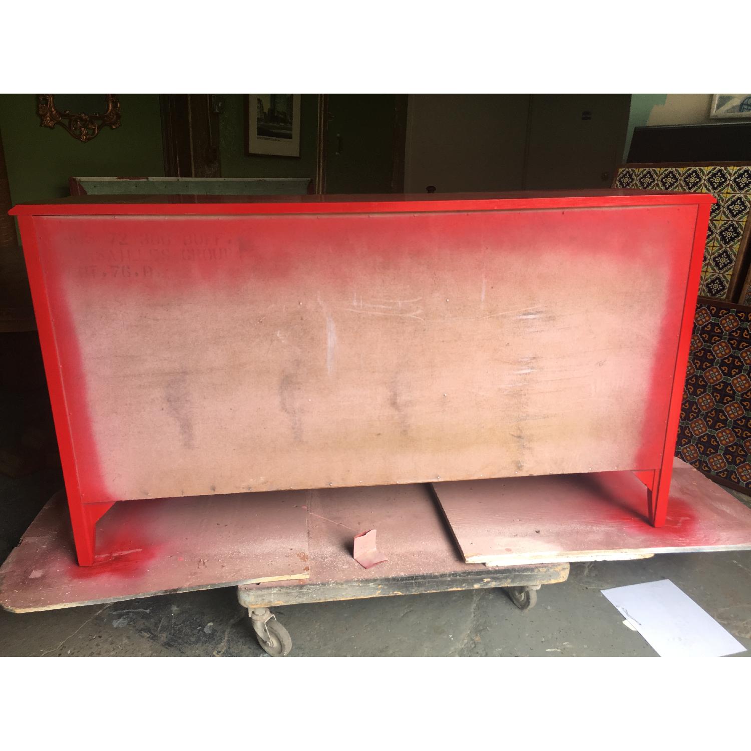 Solid Maple Wood Chinese Red Sideboard - image-2