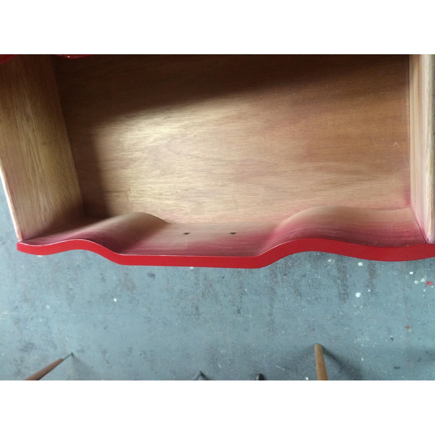 Solid Maple Wood Chinese Red Sideboard - image-9