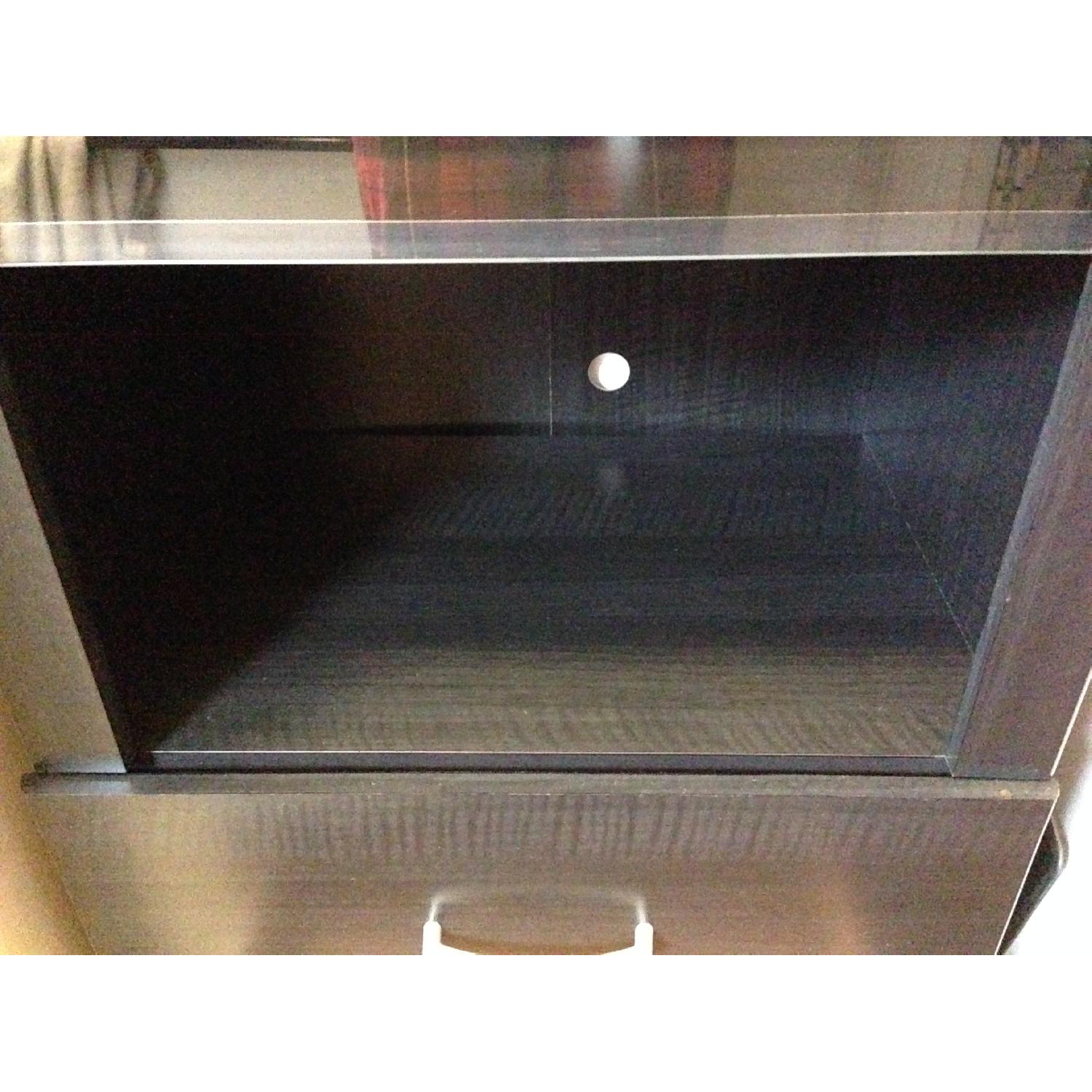 South Shore Furniture Cosmos Bookcase Shelf w/ Glass Door - image-8