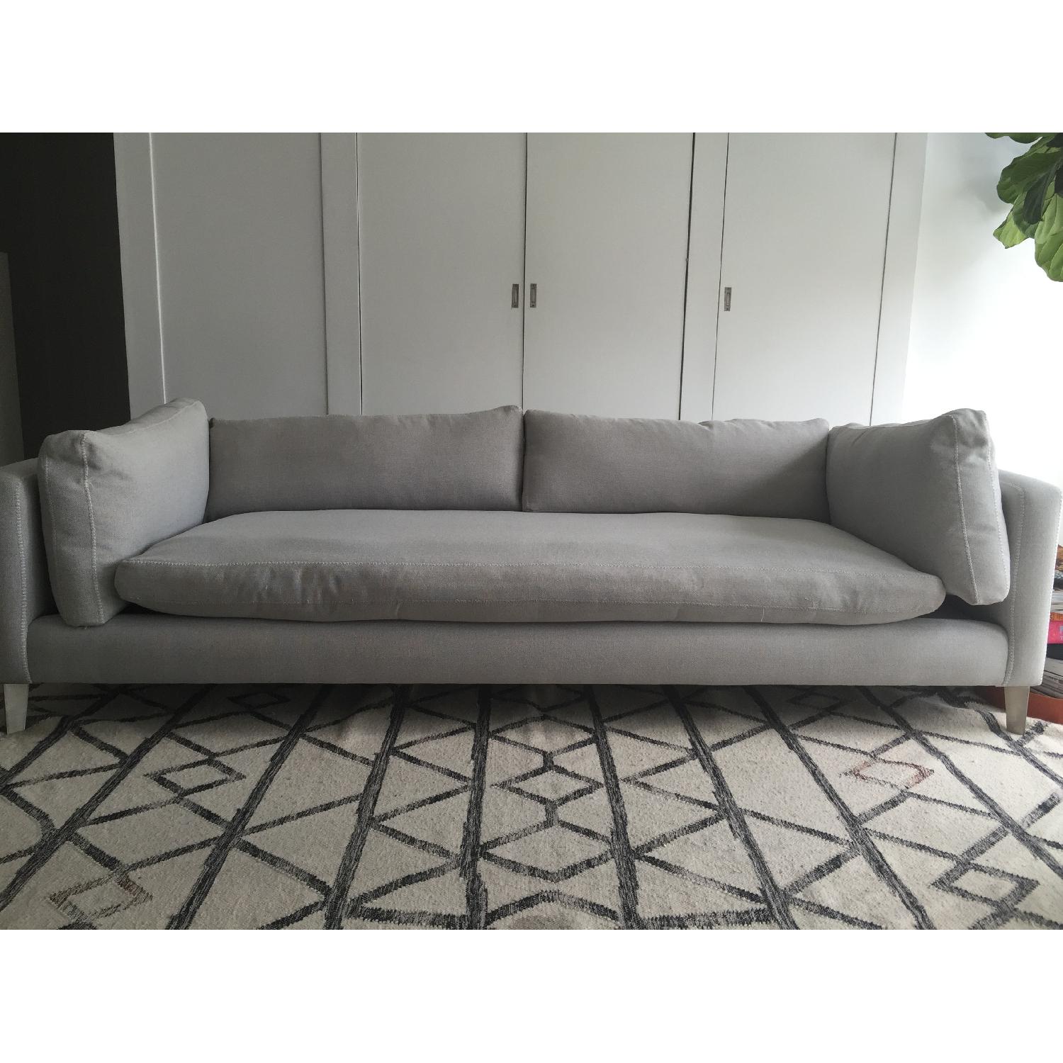 Montauk Sofa Grey Linen Harris Sofa - image-2