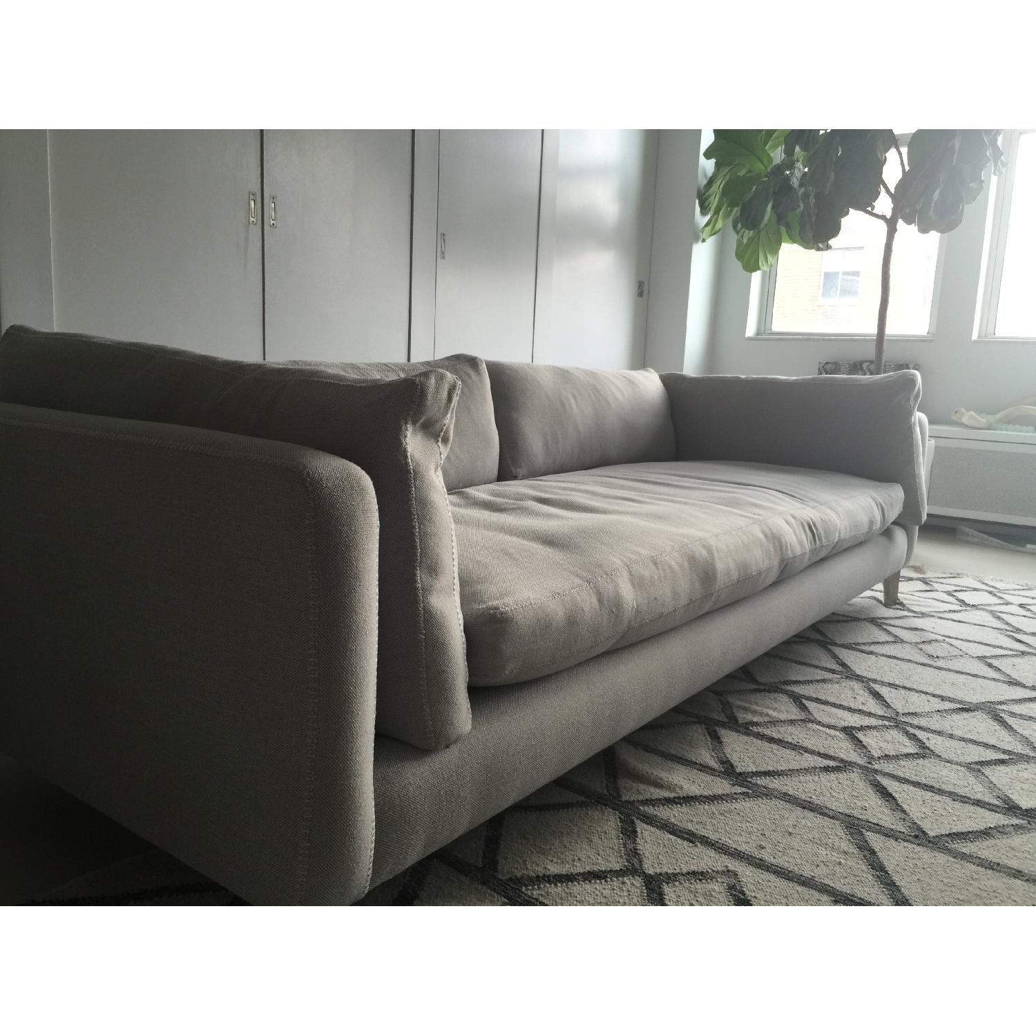 Montauk Sofa Grey Linen Harris Sofa - image-4