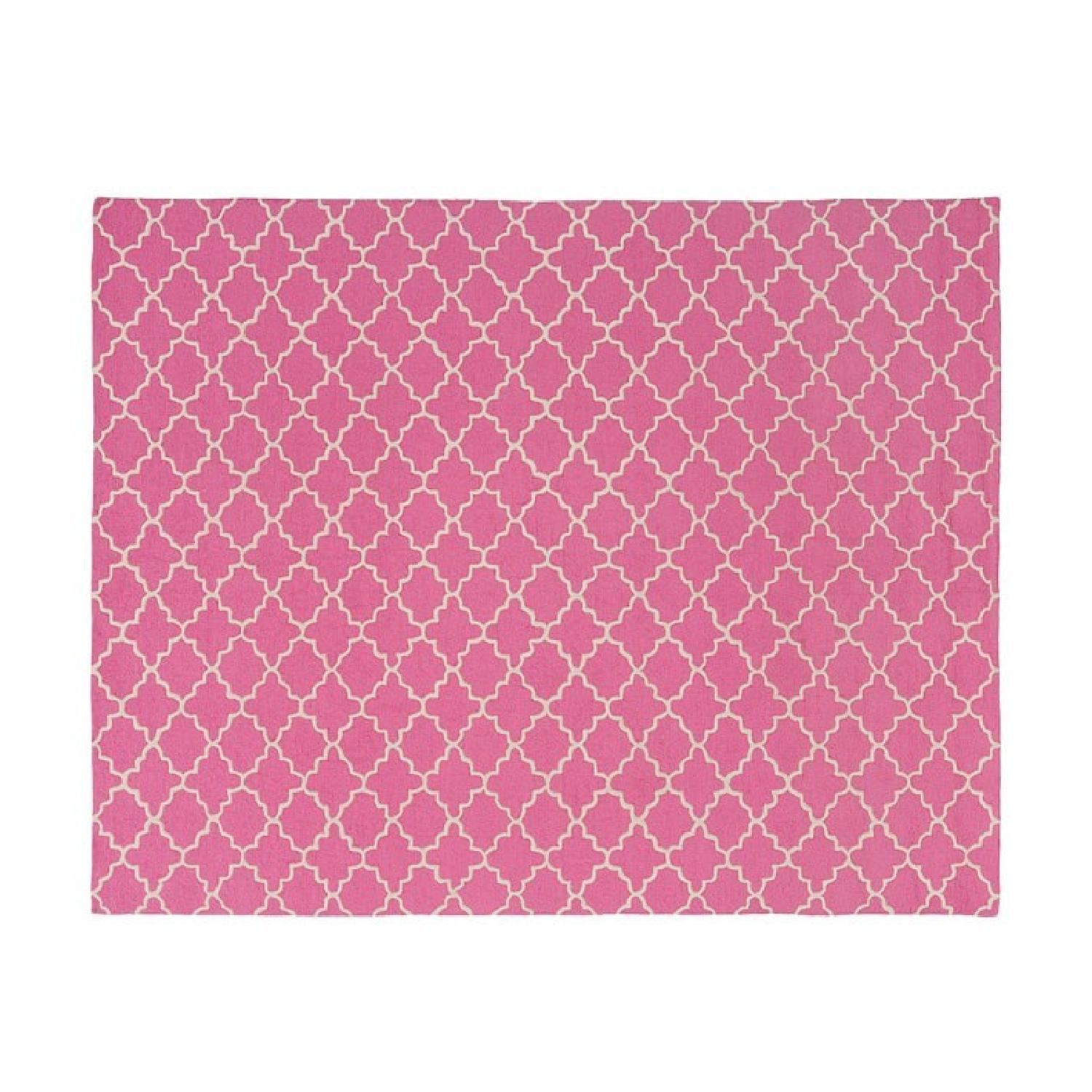Pottery Barn Addison Rug in Fuschia - image-3