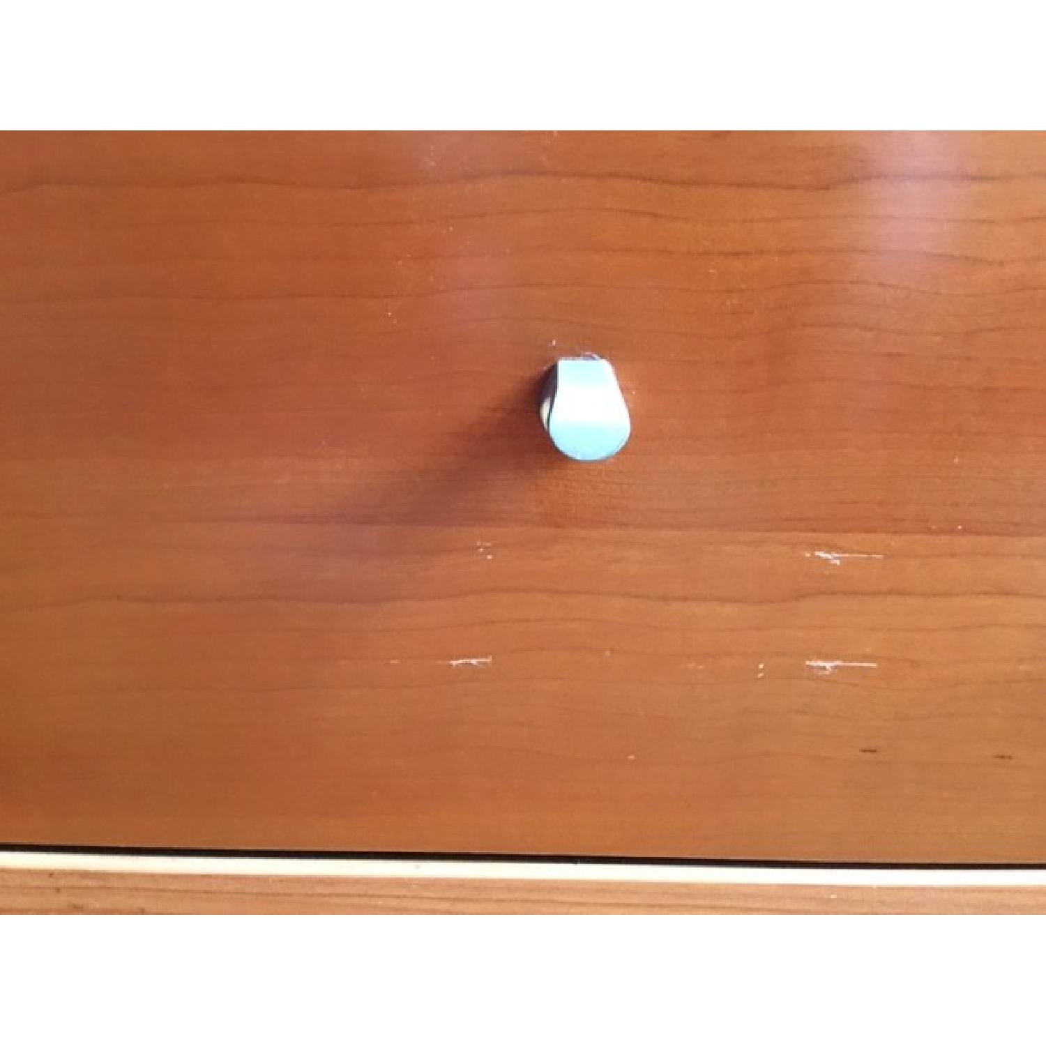 Crate & Barrel TV Stand on Wheels - image-7