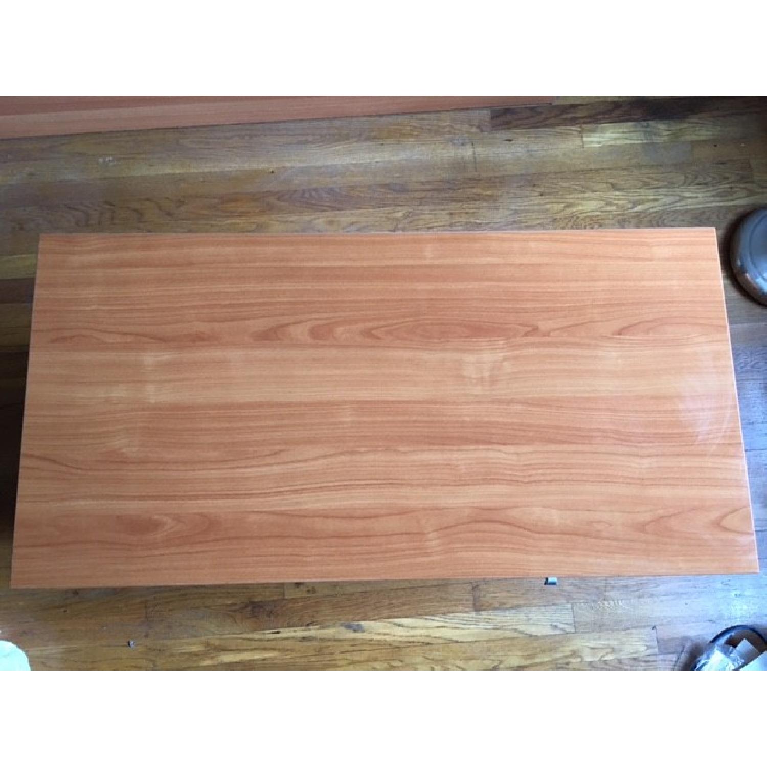 Crate & Barrel TV Stand on Wheels - image-8