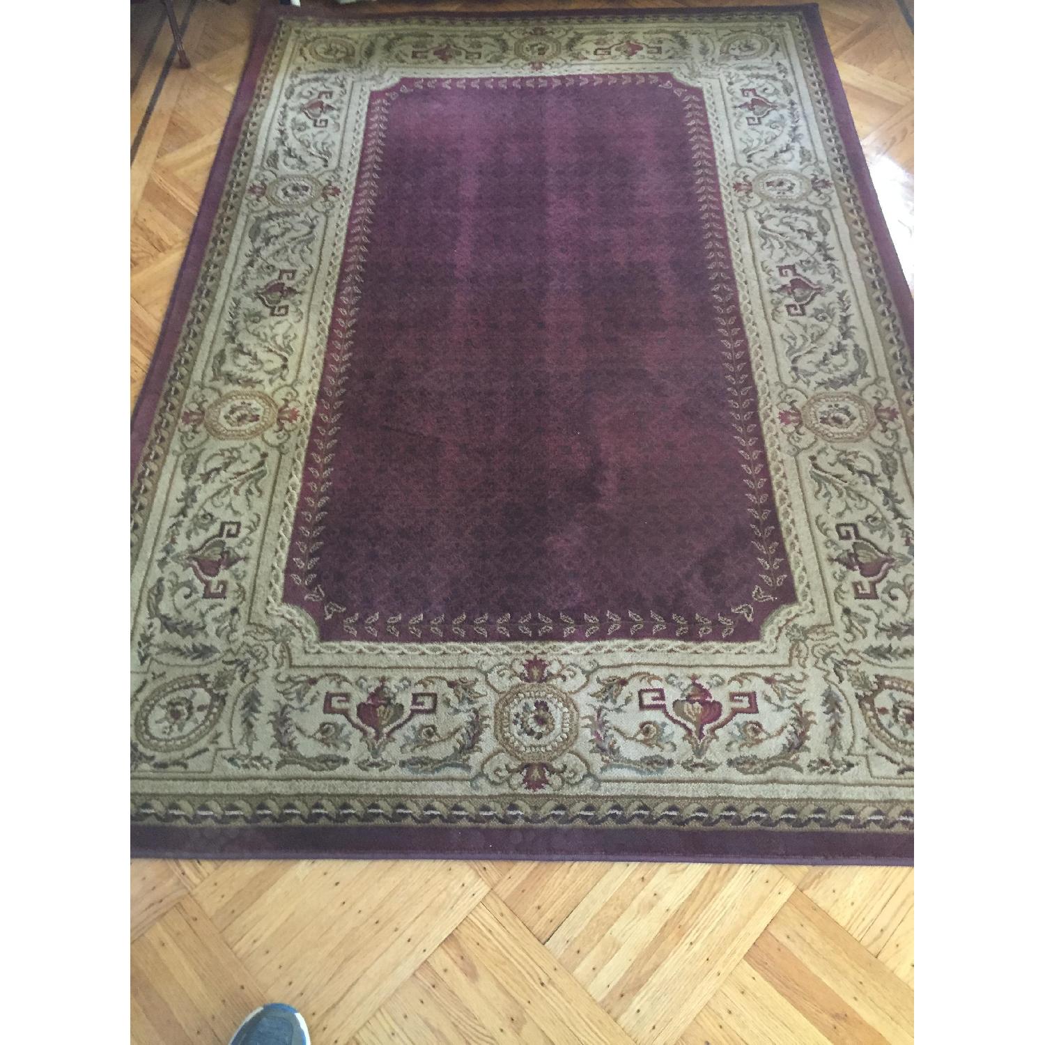 Feizy Ashton Collection Burgundy Area Rug - image-1