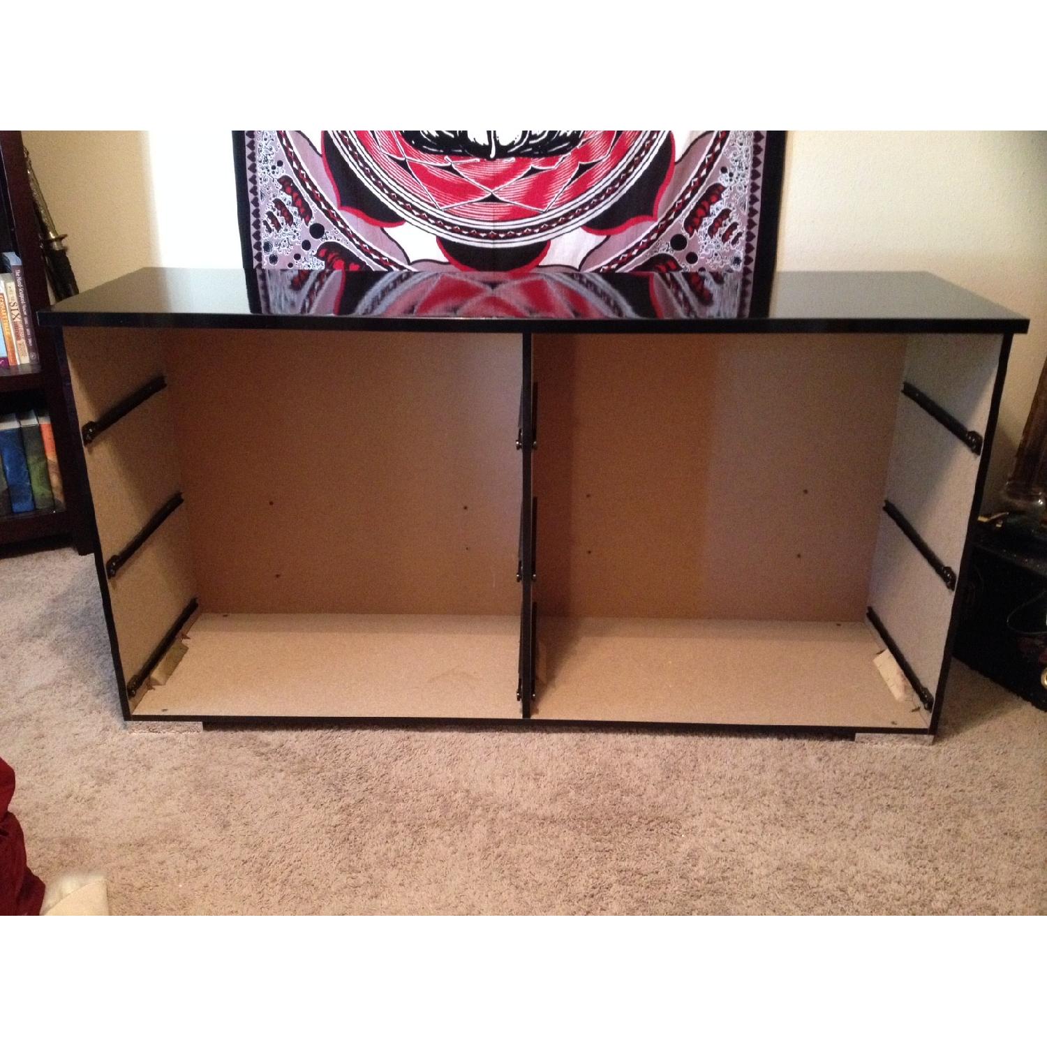 Custom Black Dresser w/ Large Mirror - image-2