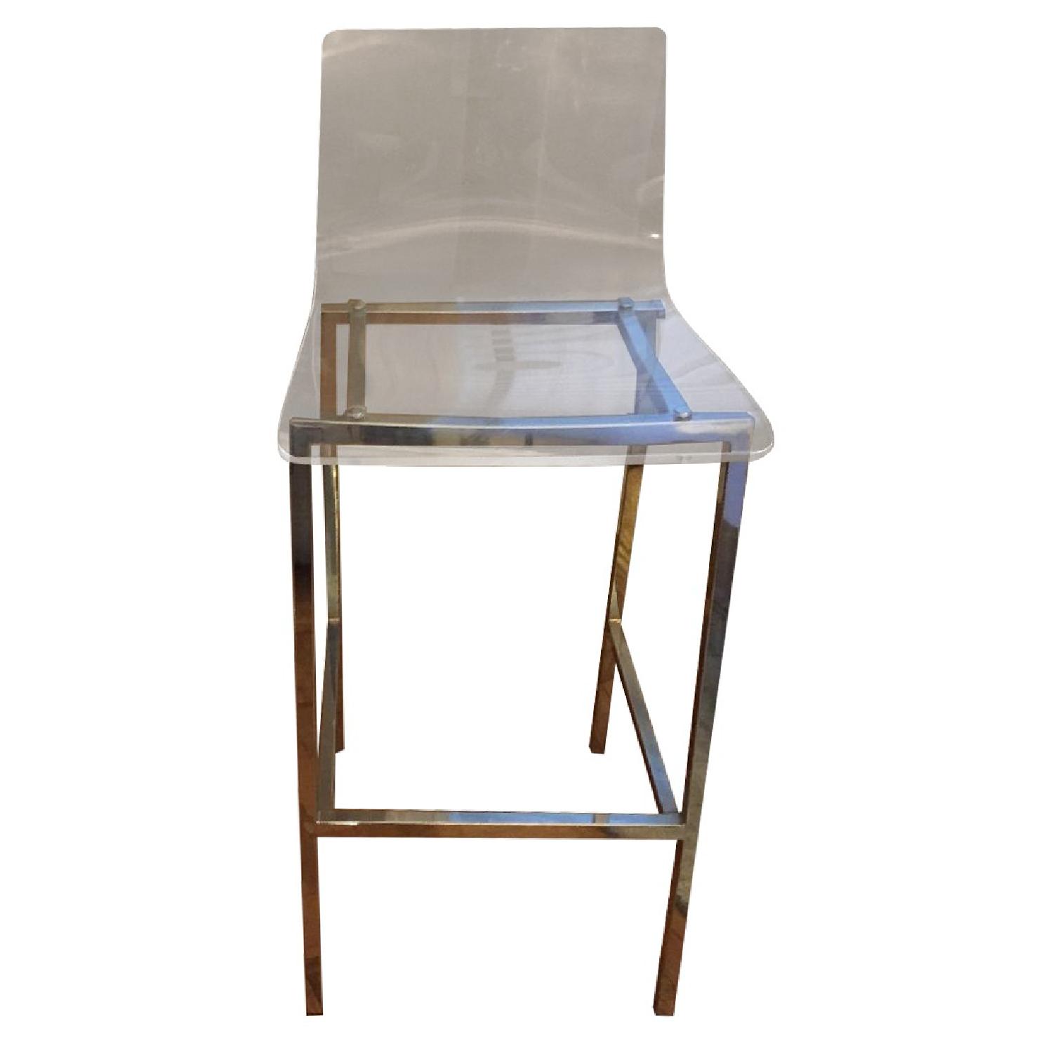 CB2 Vapor Acrylic Bar Stools AptDeco