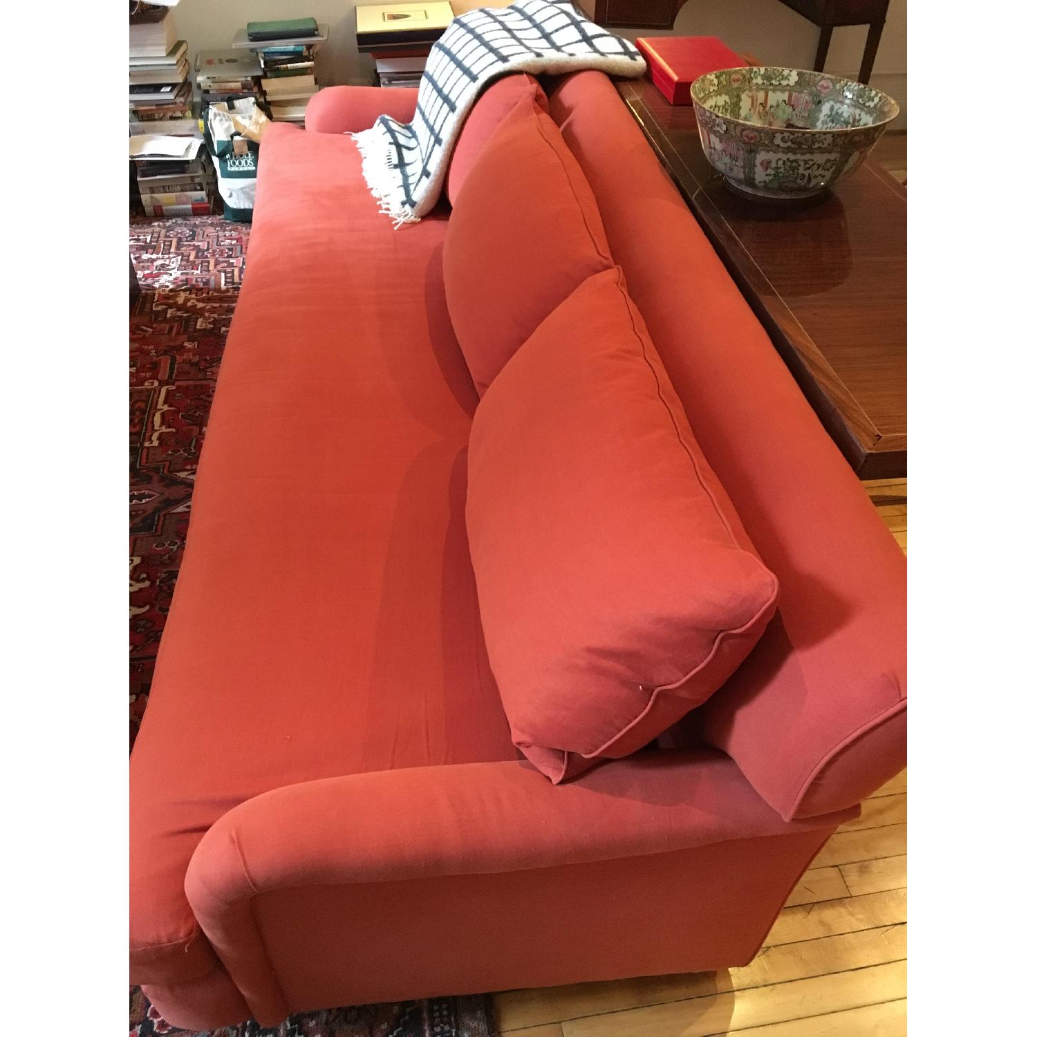 Large Custom Linen Sofa - 2 Available - image-2