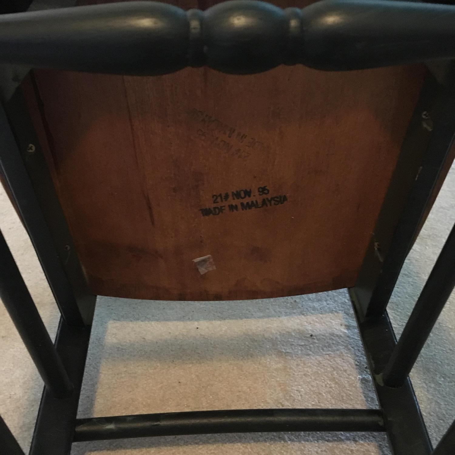 Pier 1 Real Wood Drop Leaf Dining Table w/ 4 Chairs - image-10