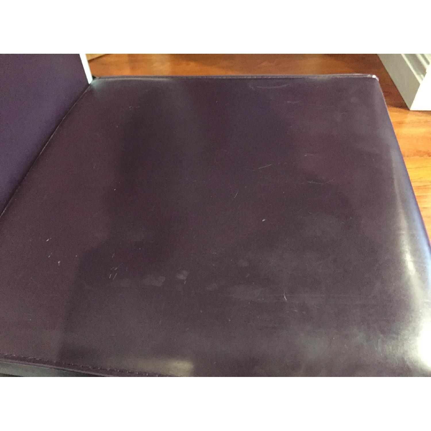 Maria Yee Leather Side Chair in Plum - Pair - image-5