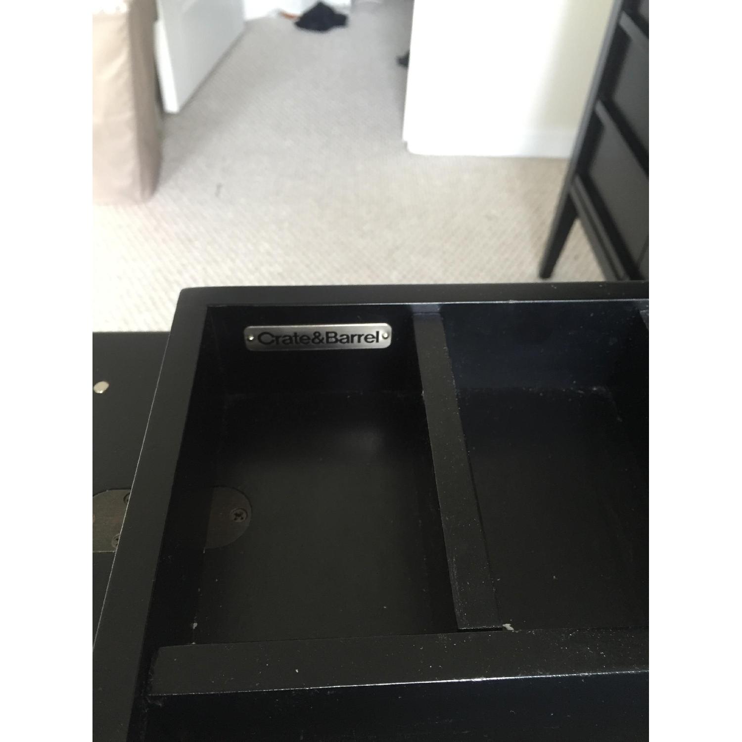 Crate & Barrel Ebony Spotlight Desk - image-2