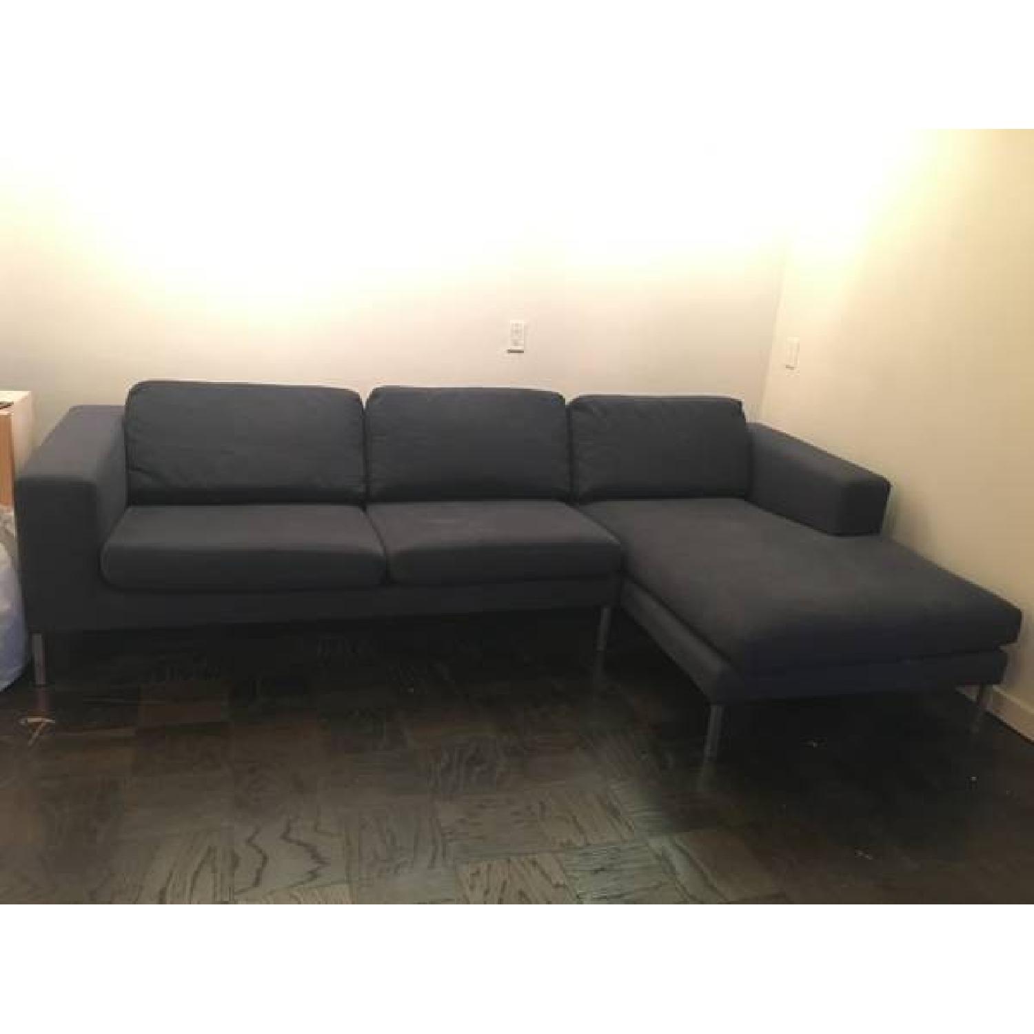 Design Within Reach Sectional w/ Chaise + Armchair - image-1