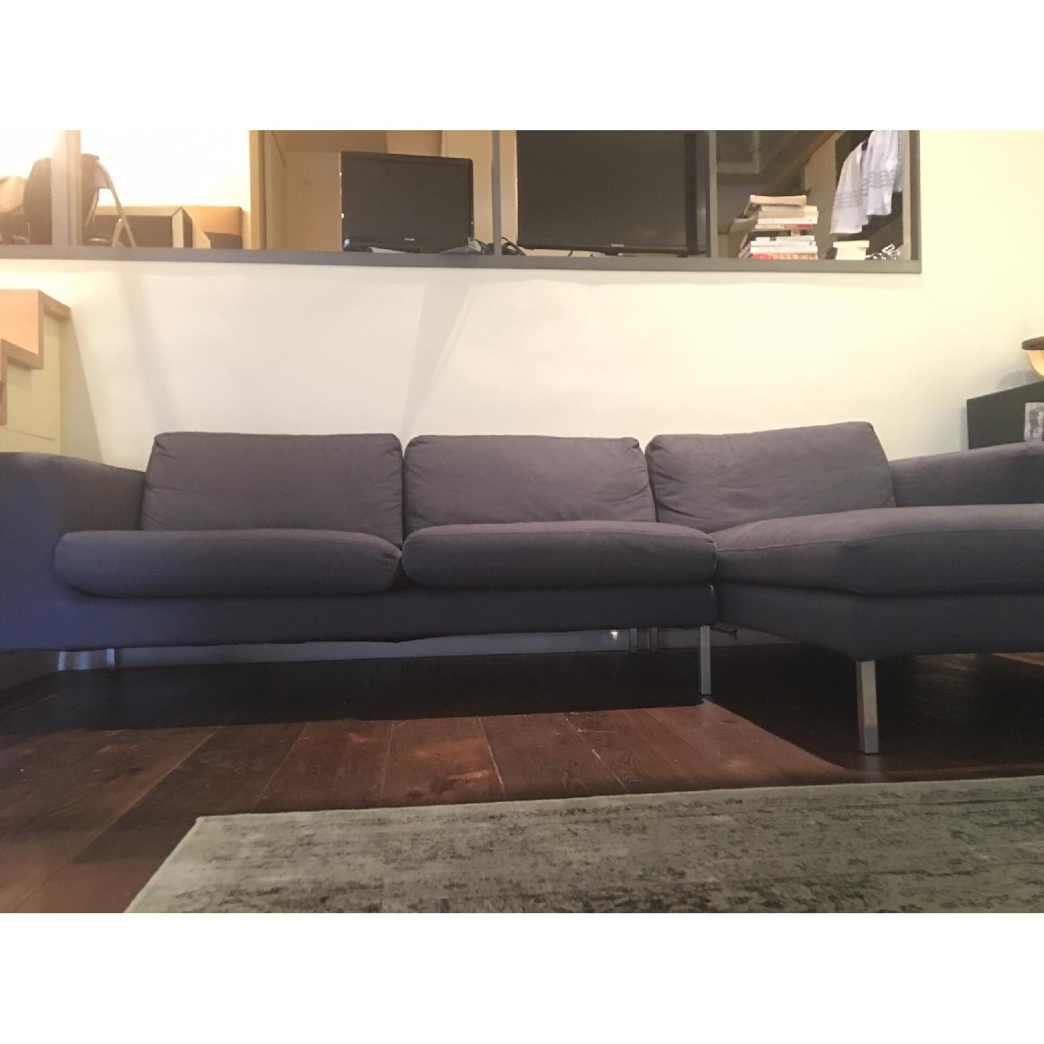 Design Within Reach Sectional w/ Chaise + Armchair - image-4