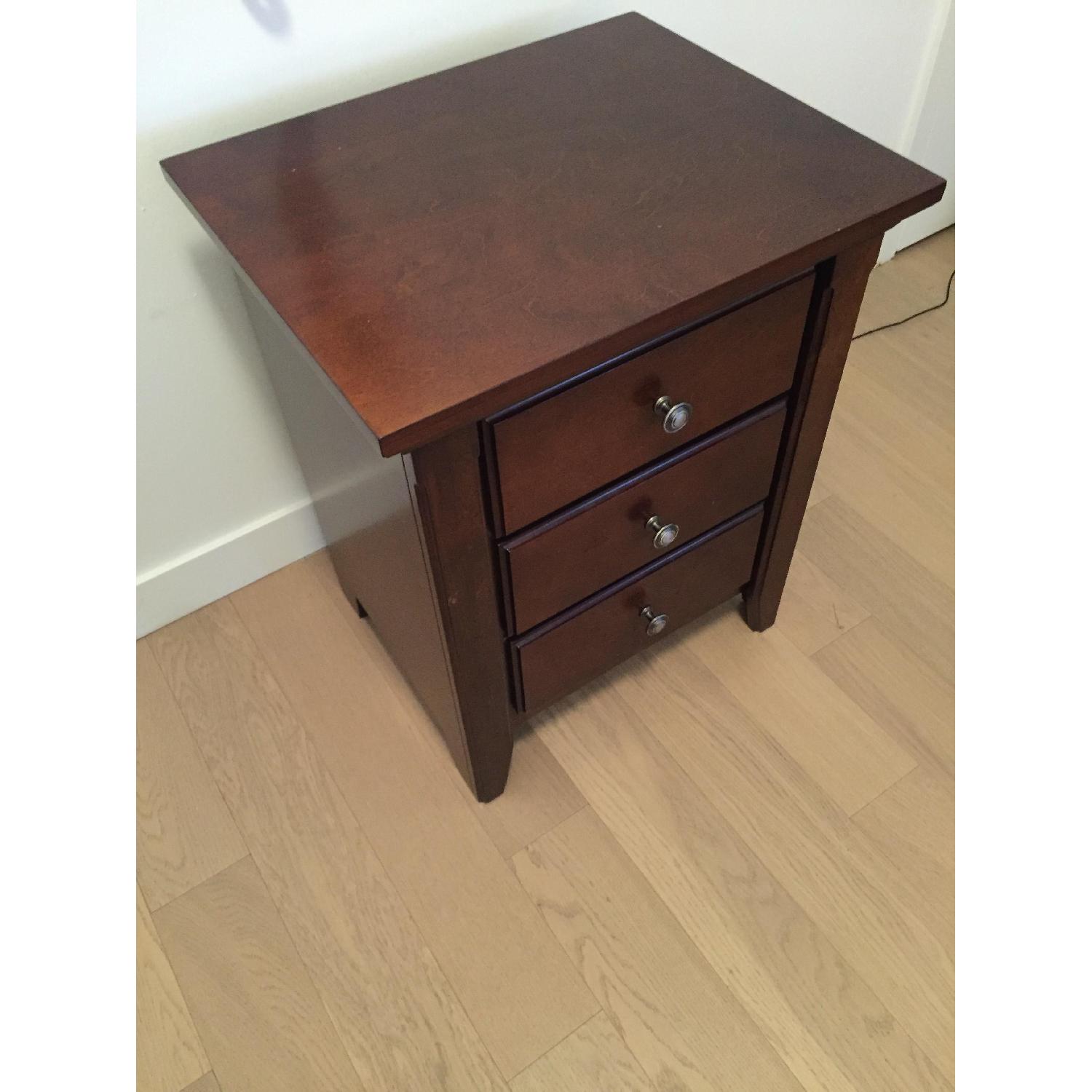 Threshold Avington Nightstand in Dark Tobacco - image-1