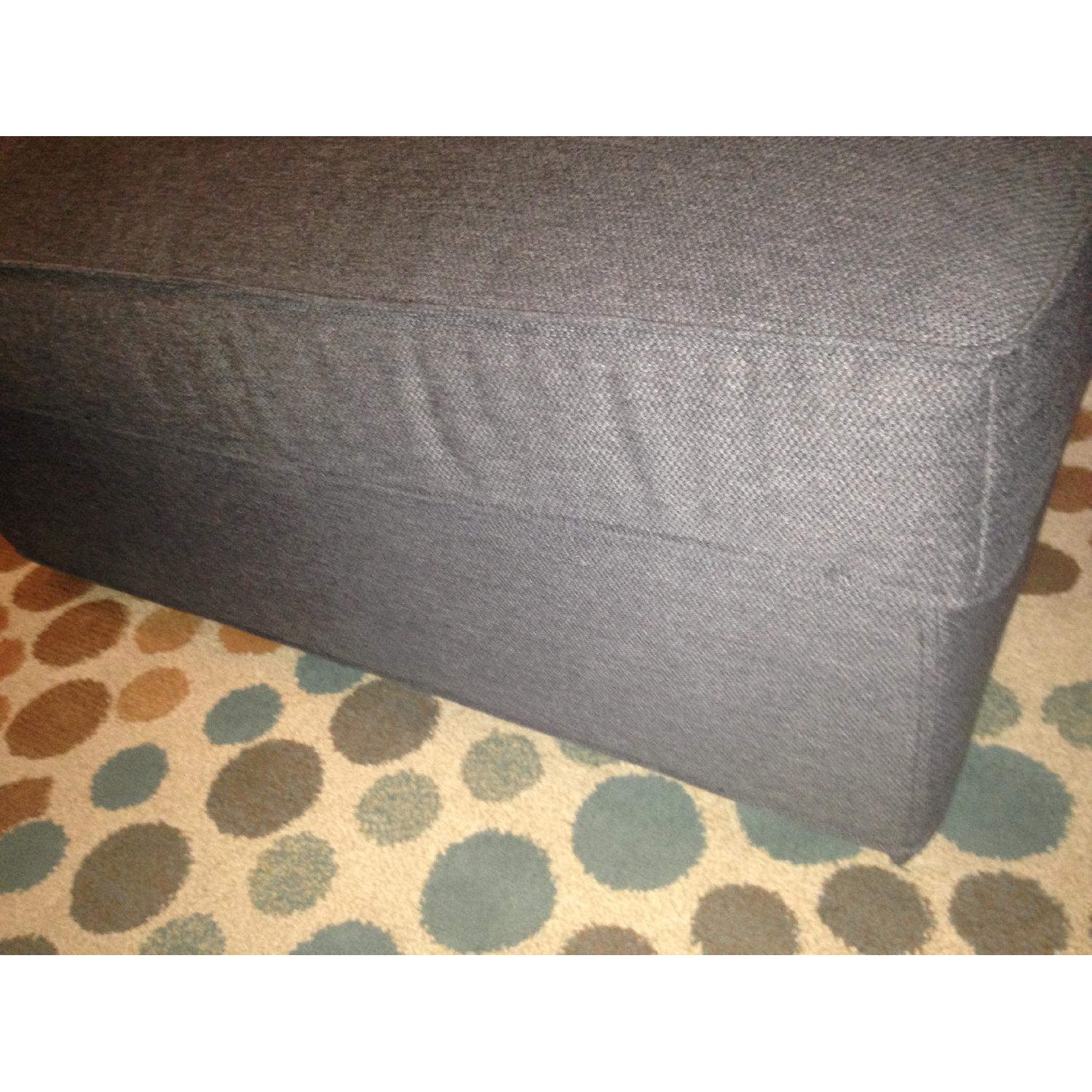 Ikea Dark Grey Storage Ottoman - image-3