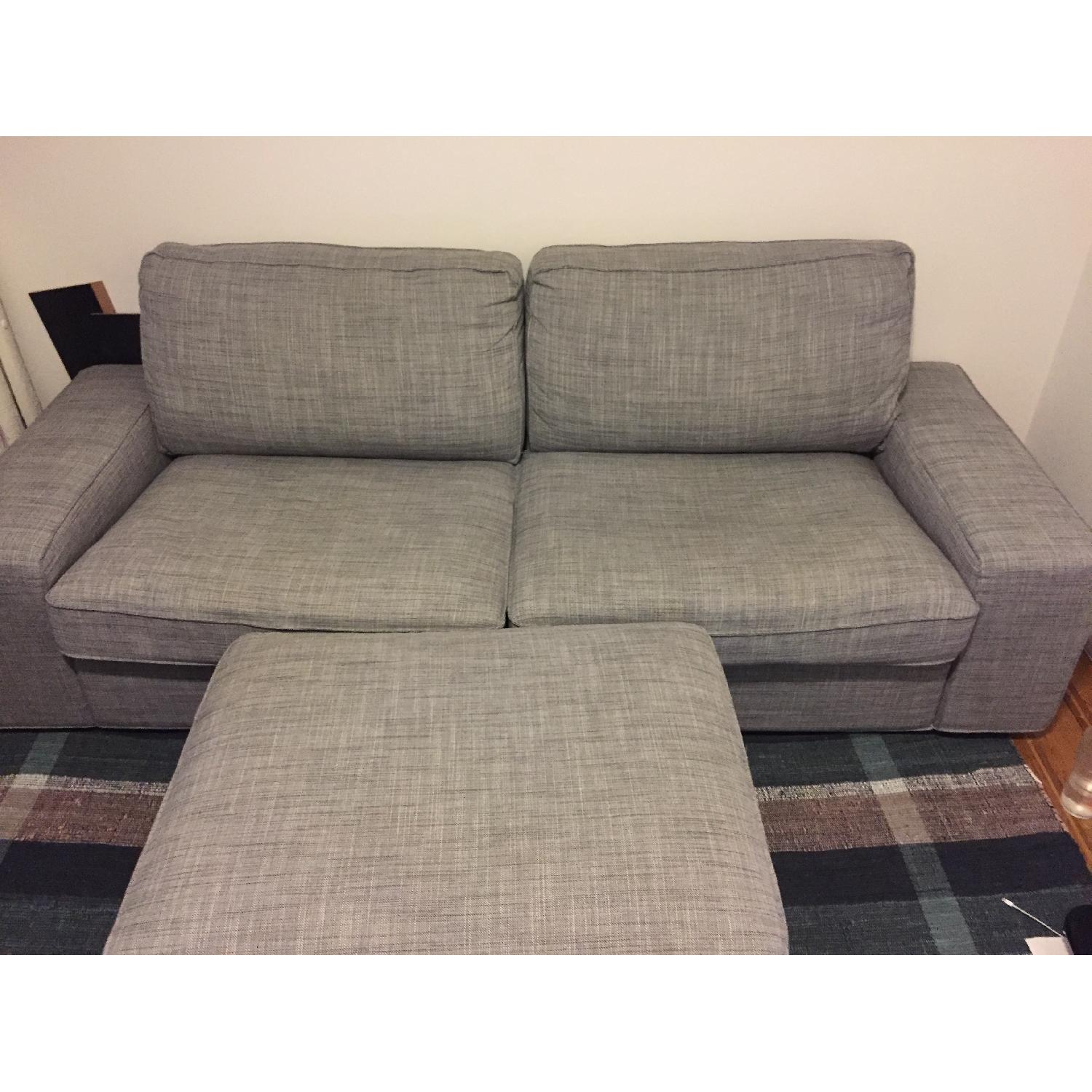 Ikea Kivik Sofa & Ottoman - image-1
