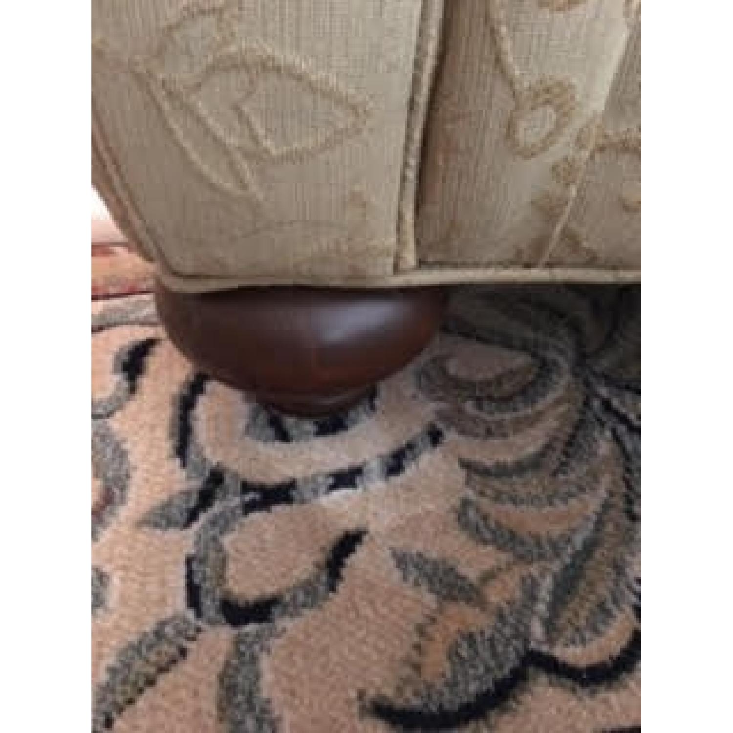 Ethan Allen Curved Back Roll Arm Sofa - image-4