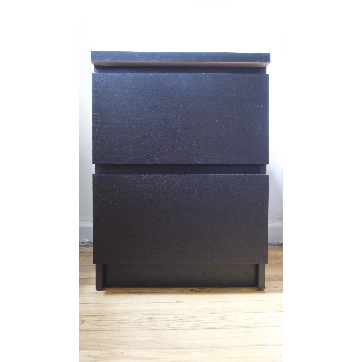 Ikea Malm 2-Drawer Nightstand - image-1