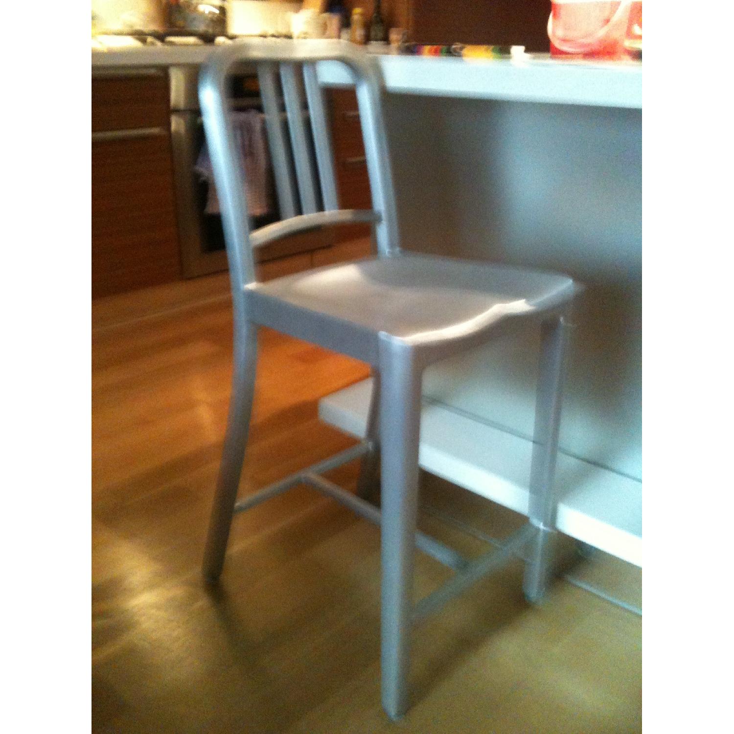 Design Within Reach Emeco Icon Brushed Aluminum Bar Stool - image-2