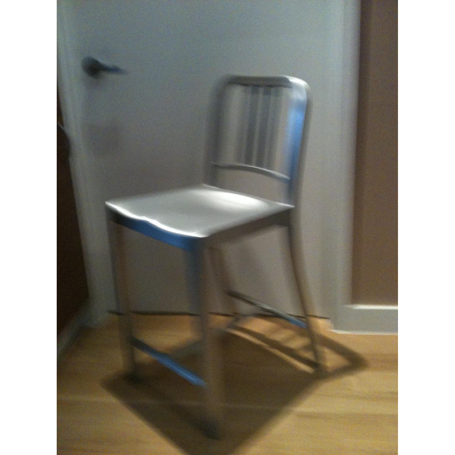 Design Within Reach Emeco Icon Brushed Aluminum Bar Stool - image-3