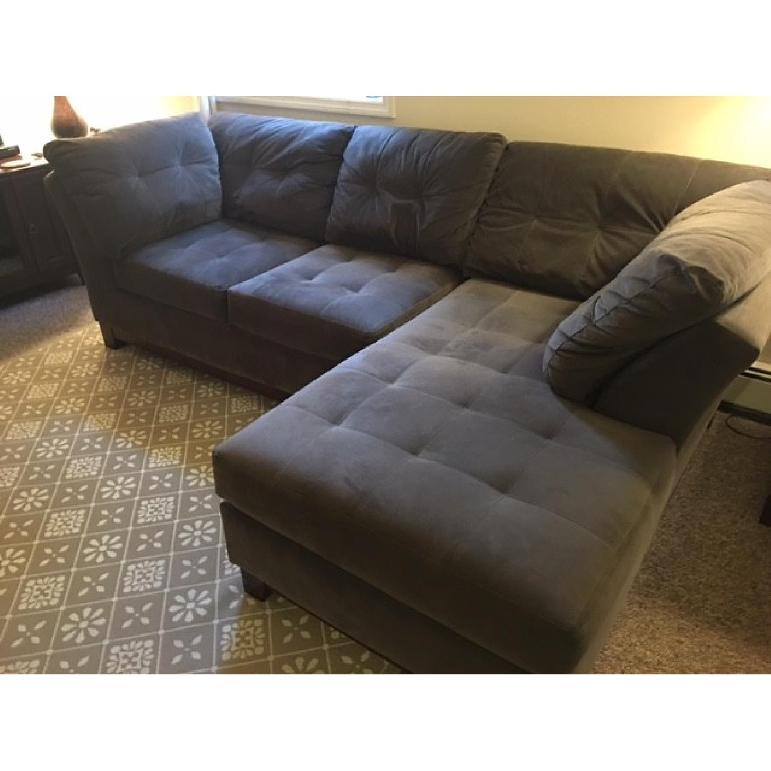 Value City Furniture Solace Gray Two-Piece Sectional - image-2