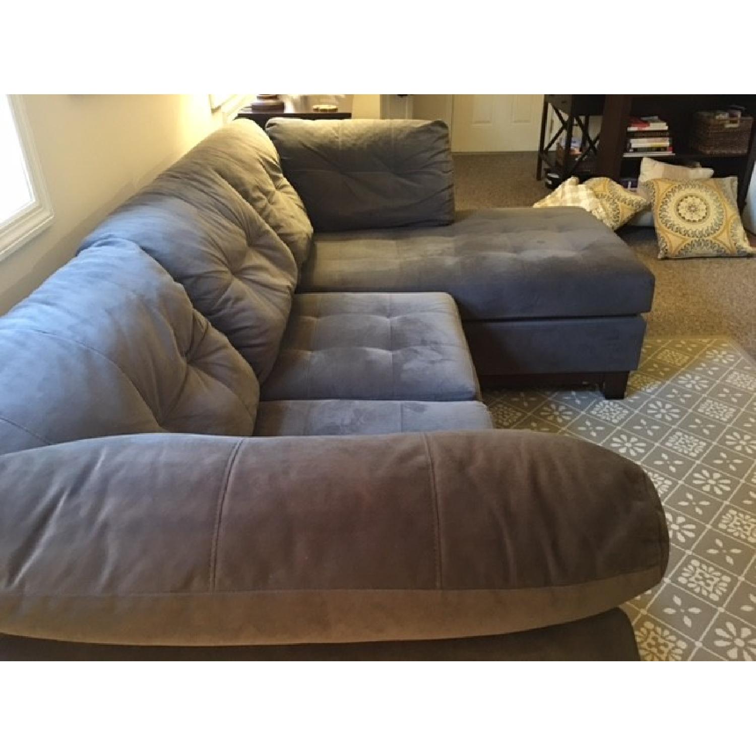 Value City Furniture Solace Gray Two-Piece Sectional - image-3