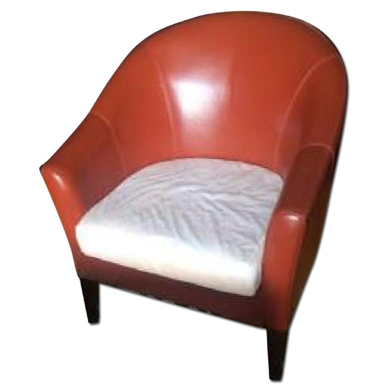 Red Leather Chair - image-0