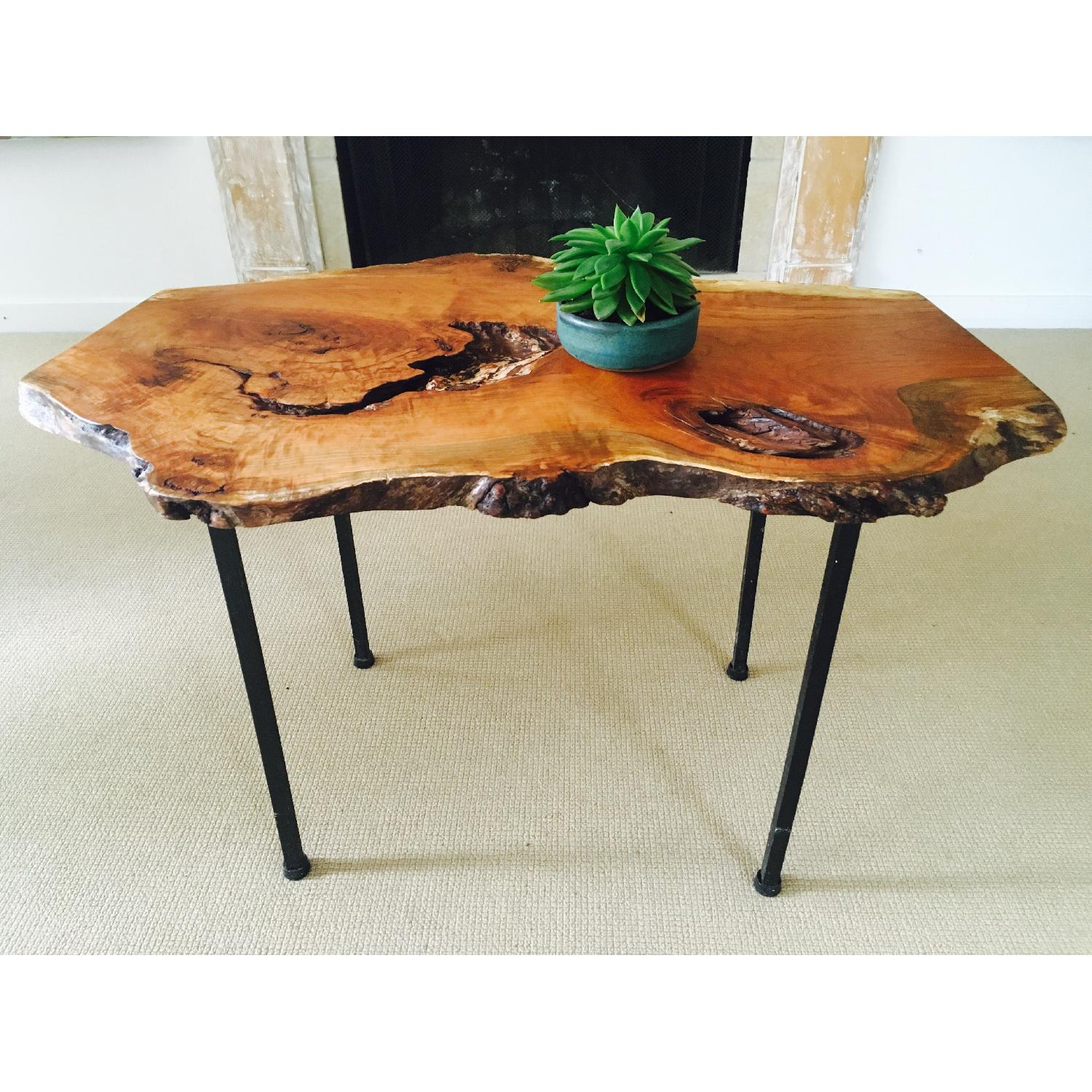 Live Edge Cherry Burl Coffee/Cocktail Table - image-5