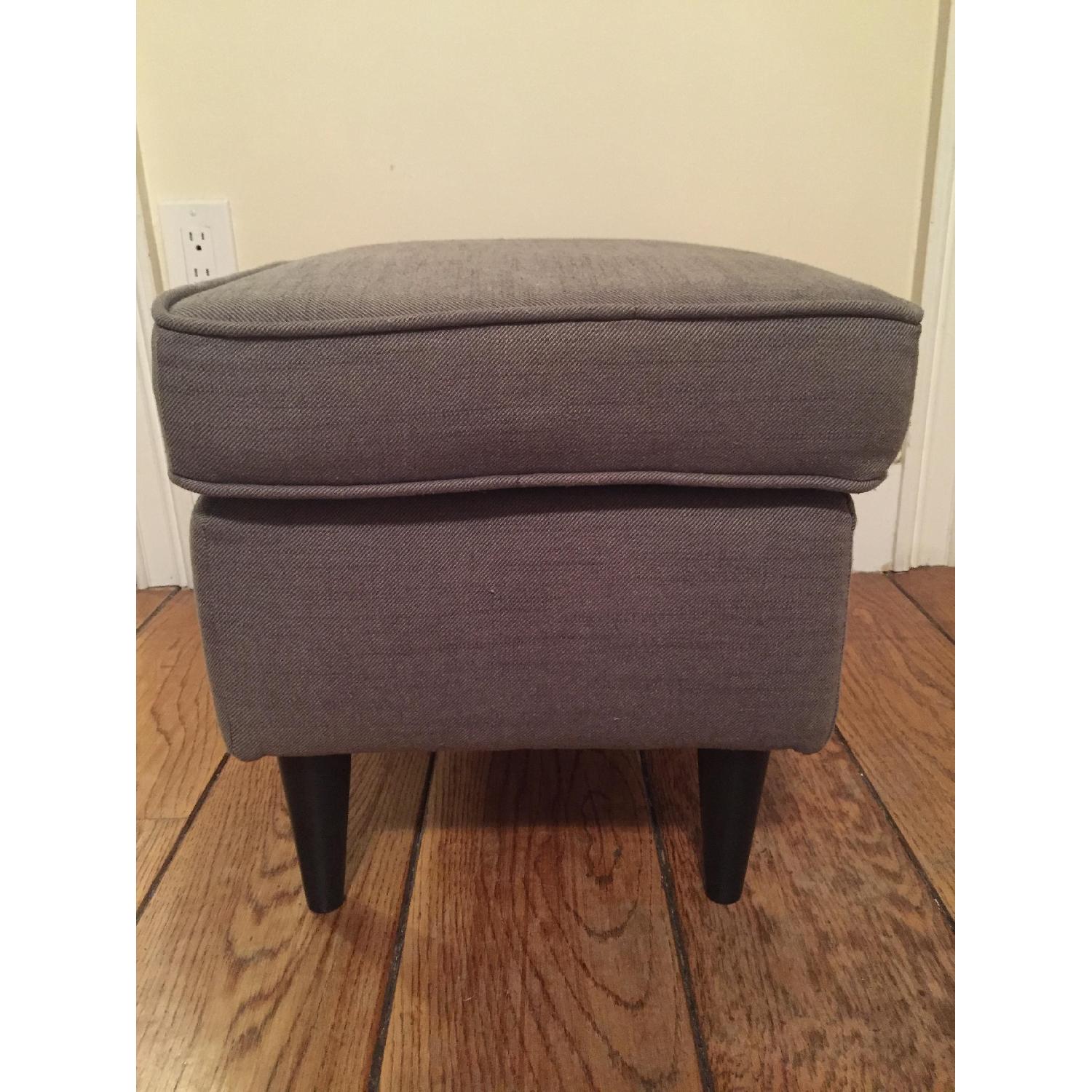 Ikea Strandmon Footstool in Nordvalla Dark Gray - image-2