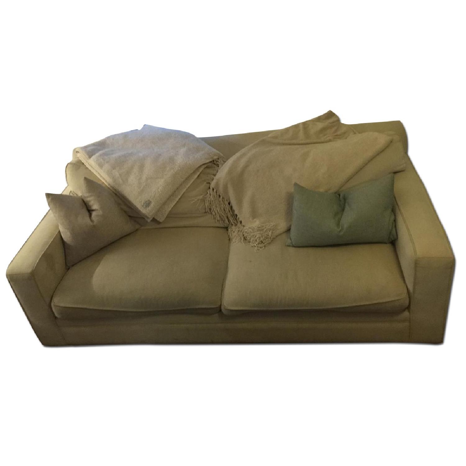 Crate & Barrel Sofa + Chair and Half & Ottoman - image-0