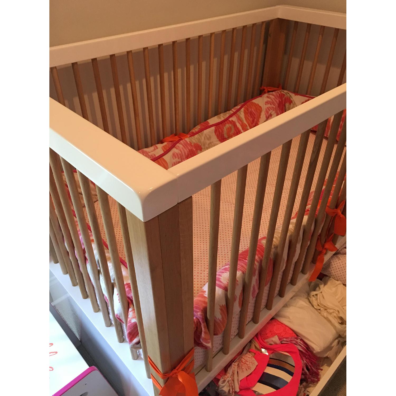 Netto Collection 2 Tone Storage Drawer Crib + Changing Table/Dresser - image-3