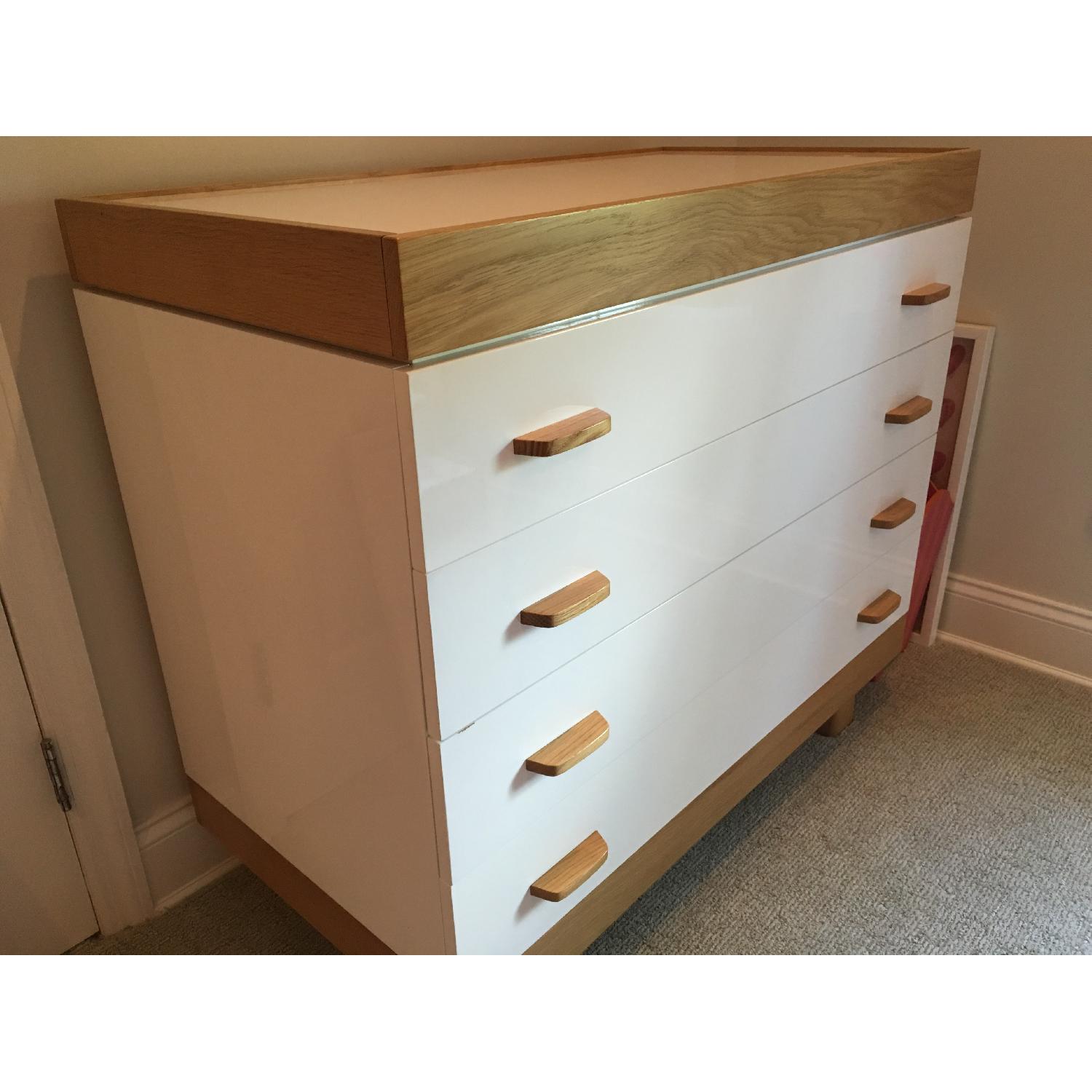 Netto Collection 2 Tone Storage Drawer Crib + Changing Table/Dresser - image-6