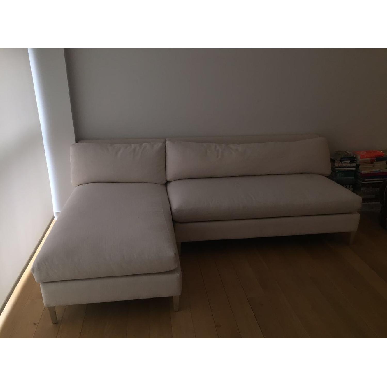 CB2 Ivory Sectional - image-1