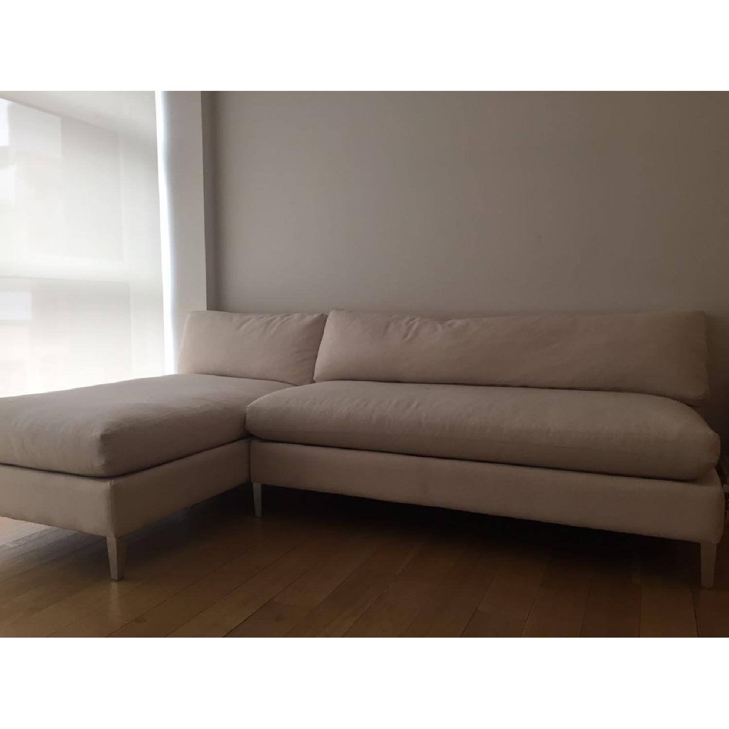 CB2 Ivory Sectional - image-3