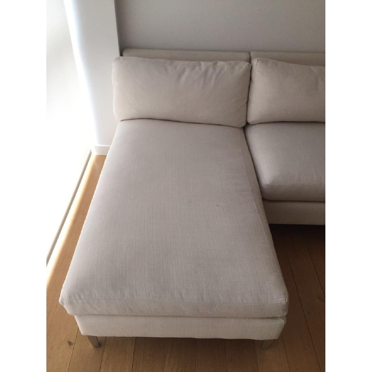 CB2 Ivory Sectional - image-4