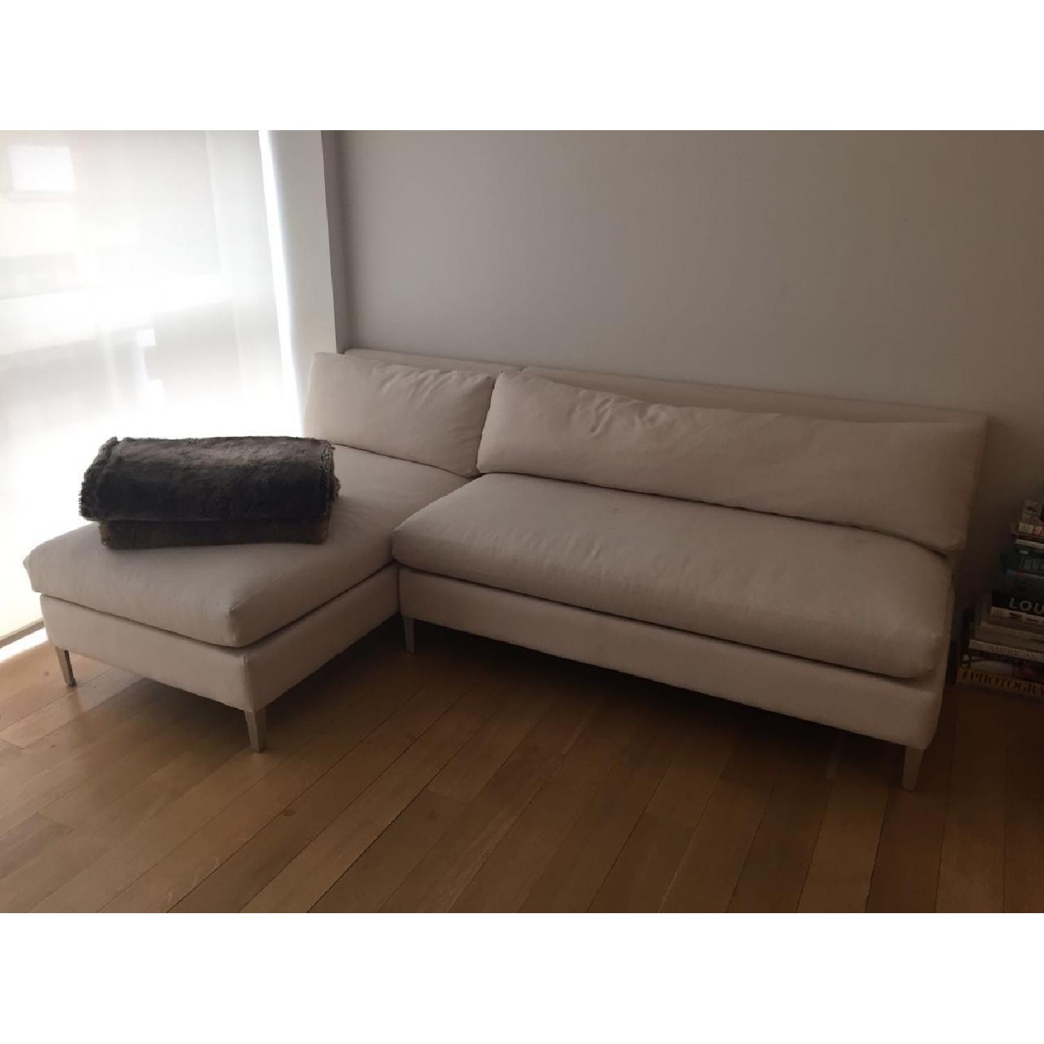 CB2 Ivory Sectional - image-5