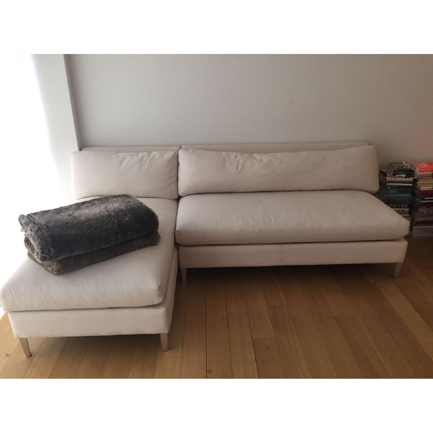 CB2 Ivory Sectional - image-7