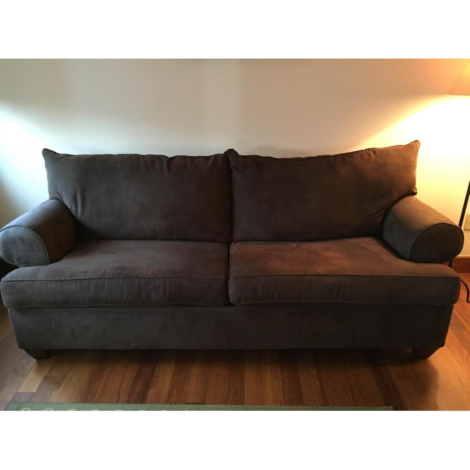 Bauhaus Chocolate Brown Sleeper Sofa - image-2