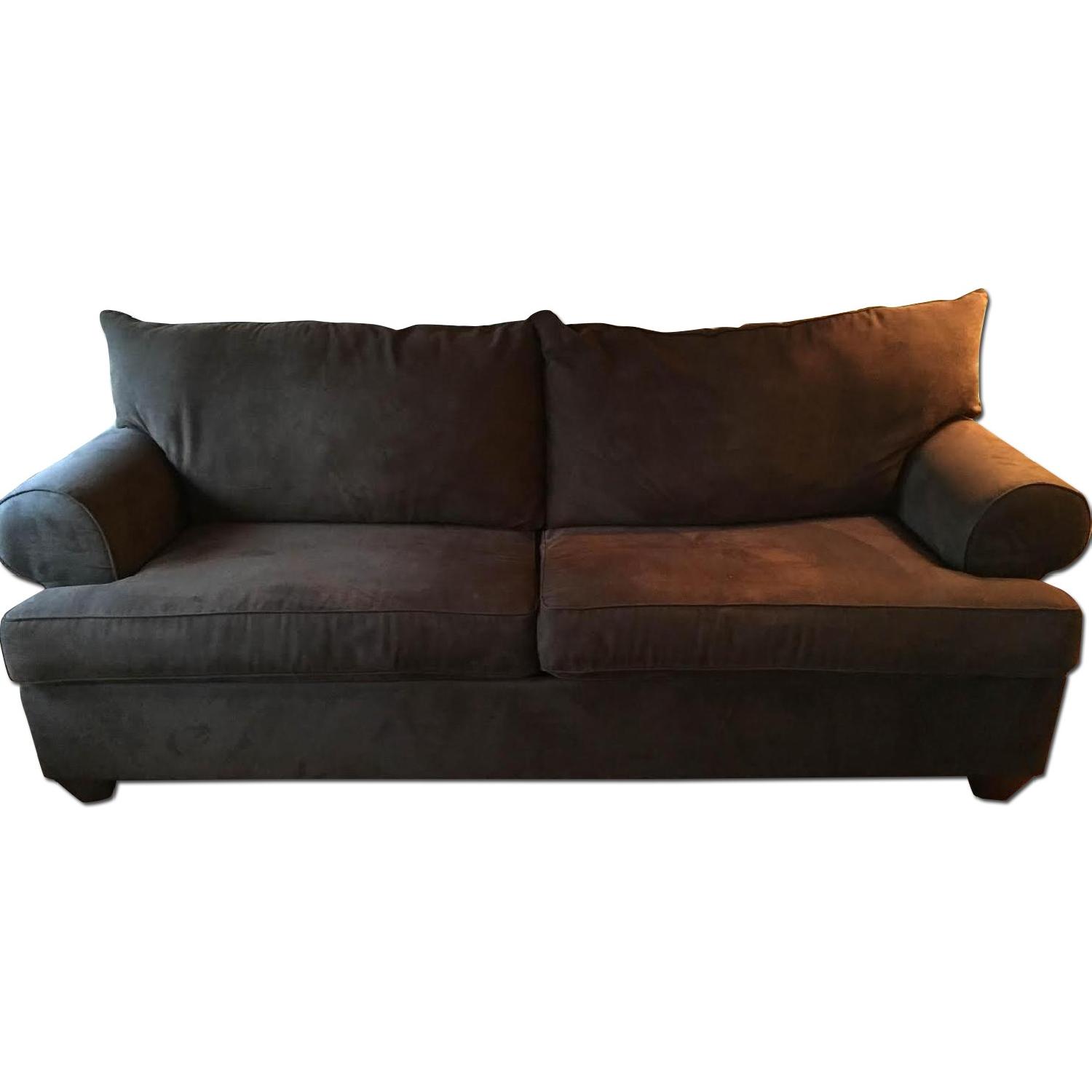 Bauhaus Chocolate Brown Sleeper Sofa - image-0