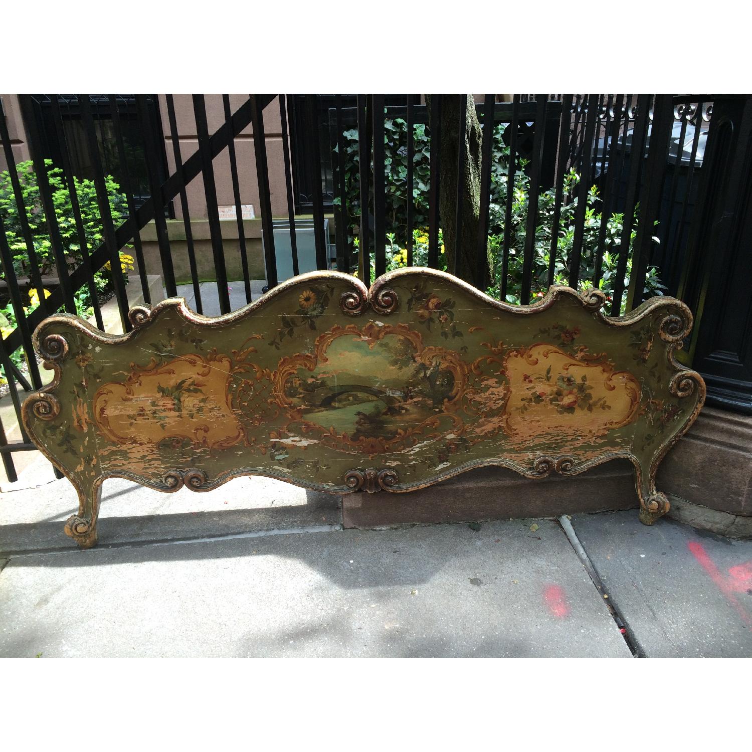 Shabby Chic French Queen Bed - image-1