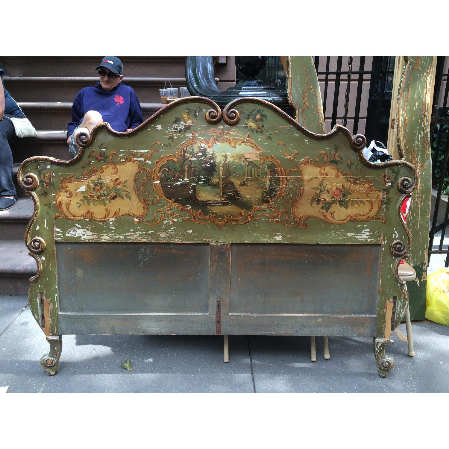 Shabby Chic French Queen Bed - image-2