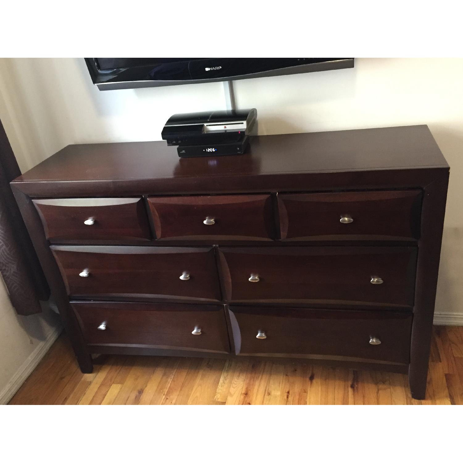 Dark Brown Dresser - image-1