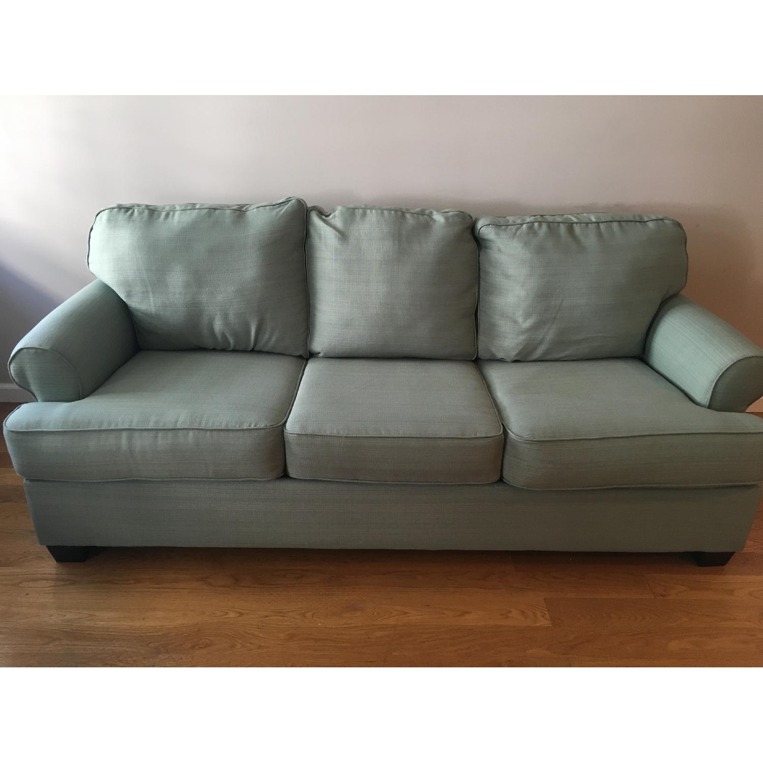 Jennifer Convertibles Daystar Seafoam Sofa - image-1