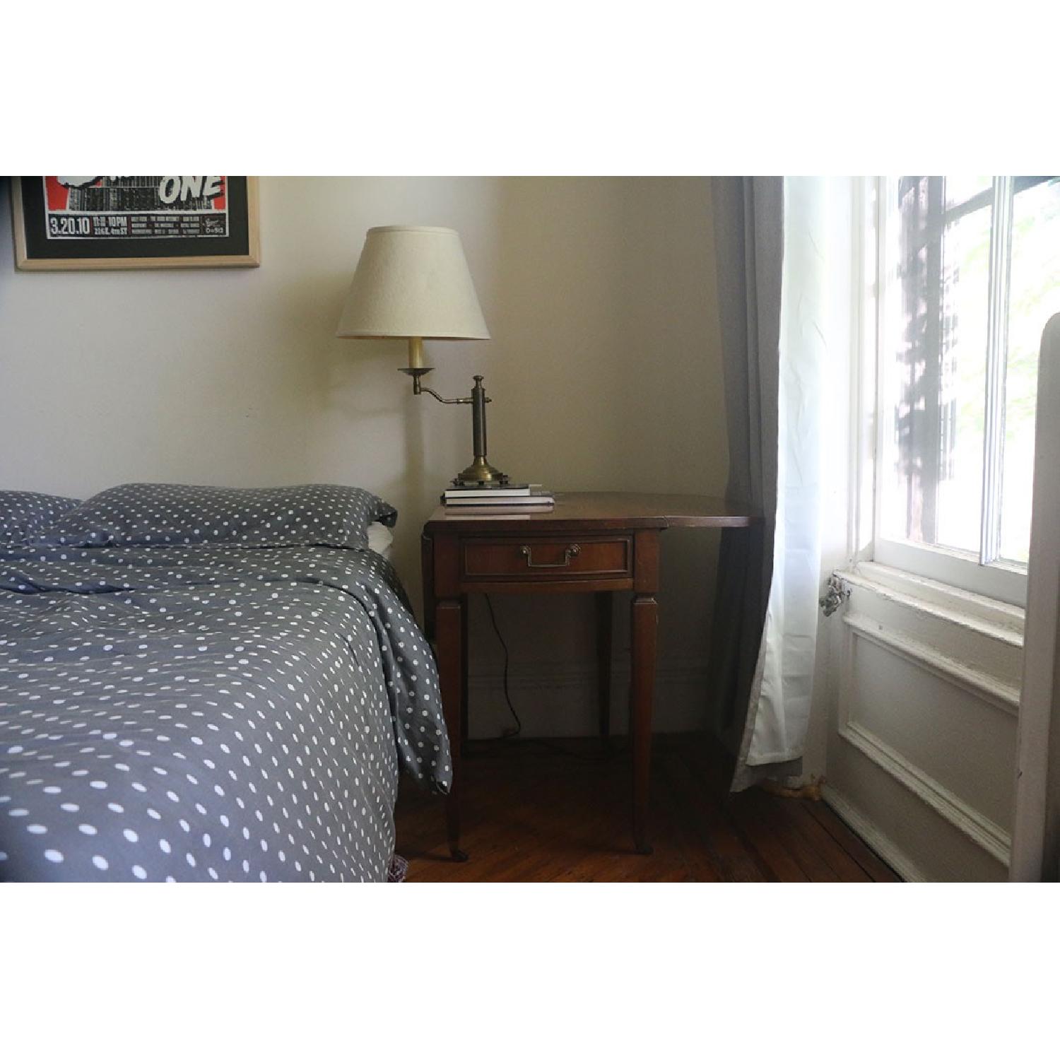 Wooden Side Table w/ Leaves - image-2
