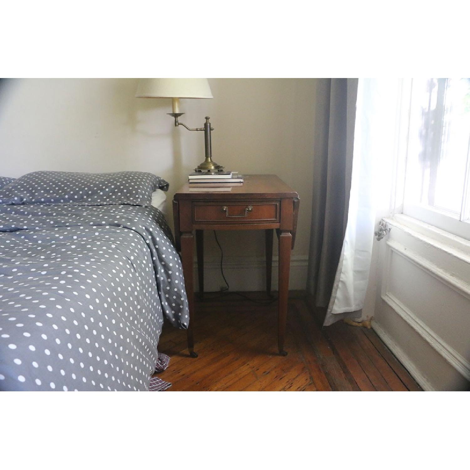 Wooden Side Table w/ Leaves - image-4