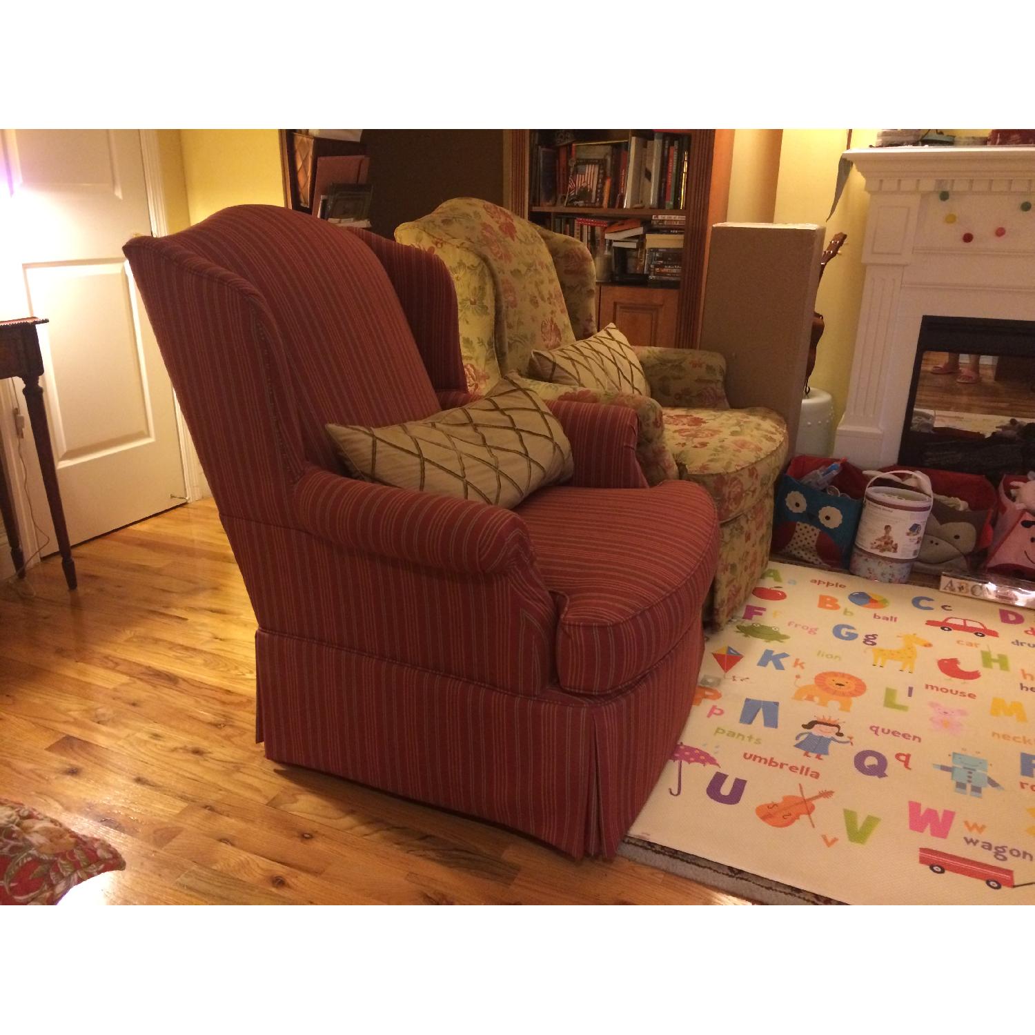 French Country Custom Upholstered Chairs - Pair - image-3