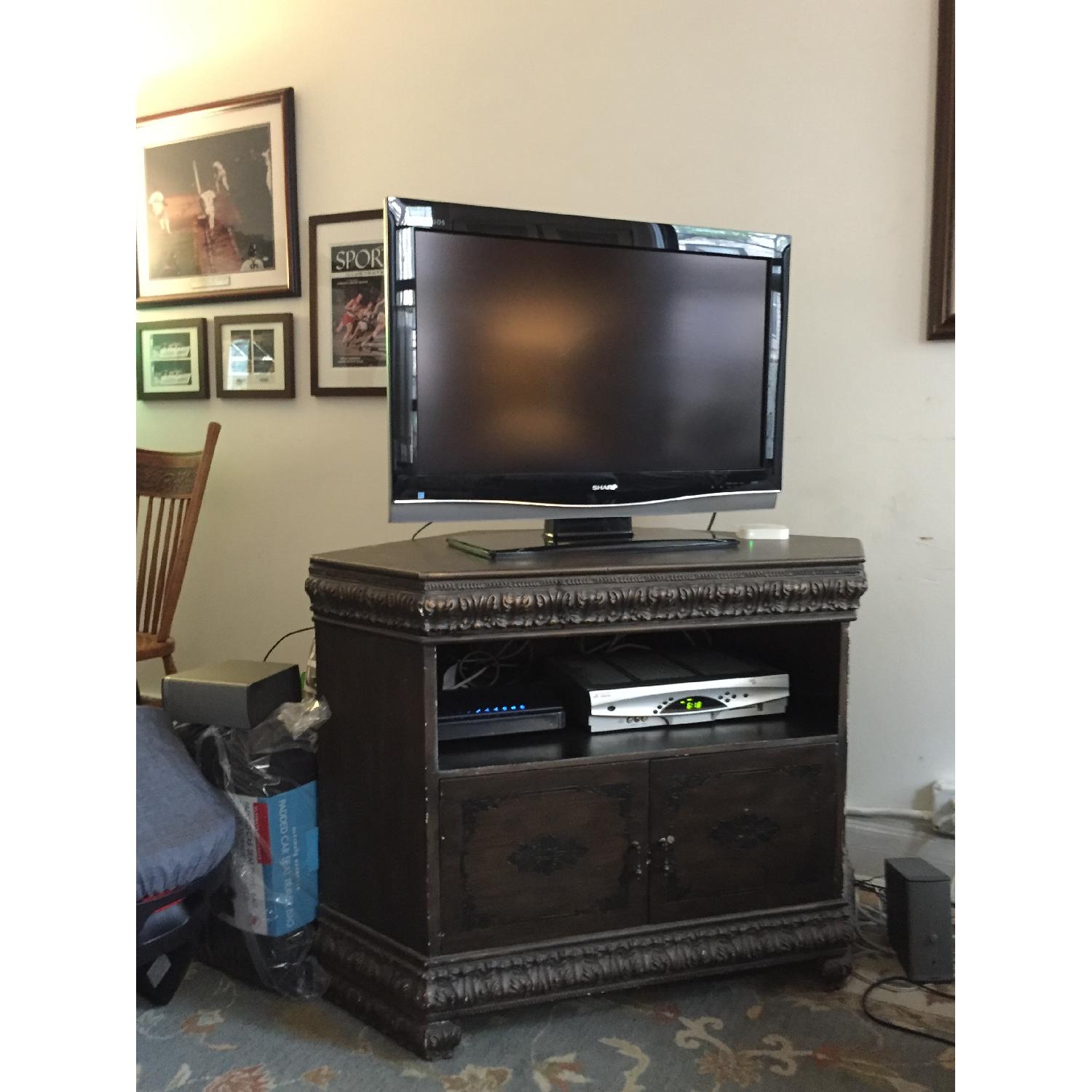 Corner TV Stand /Cabinet/ Serving Buffet - image-1