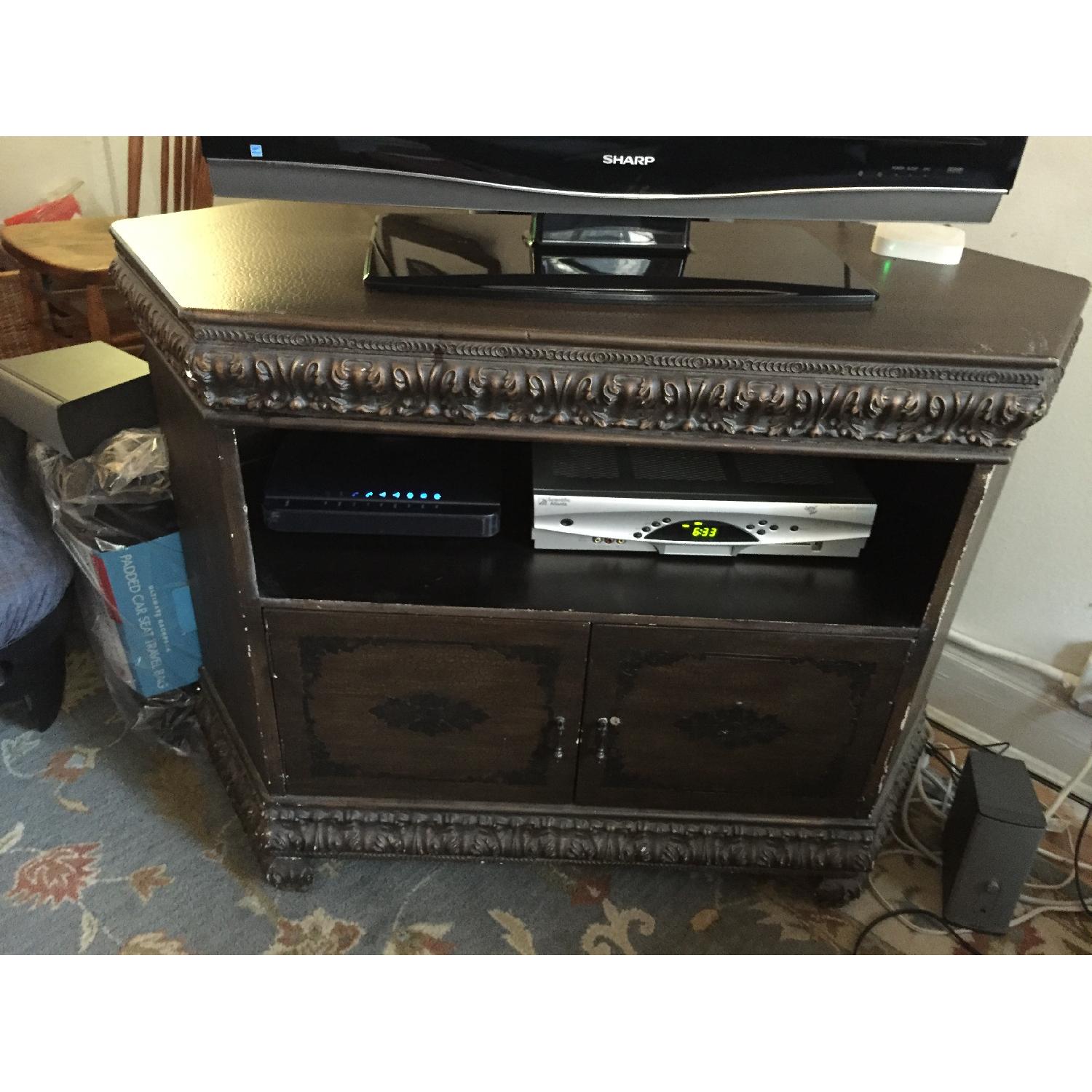 Corner TV Stand /Cabinet/ Serving Buffet - image-3