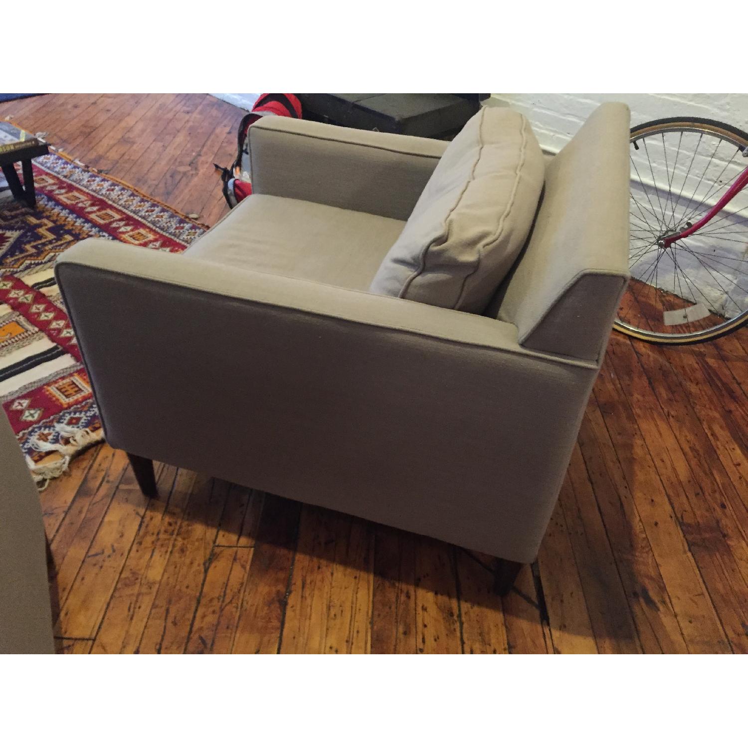 West Elm Arm Chairs - Pair - image-2