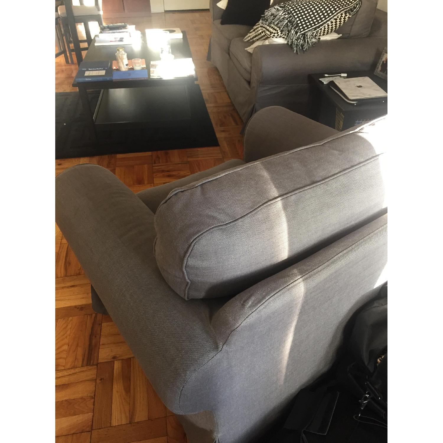 Ikea Gray Armchair - image-4